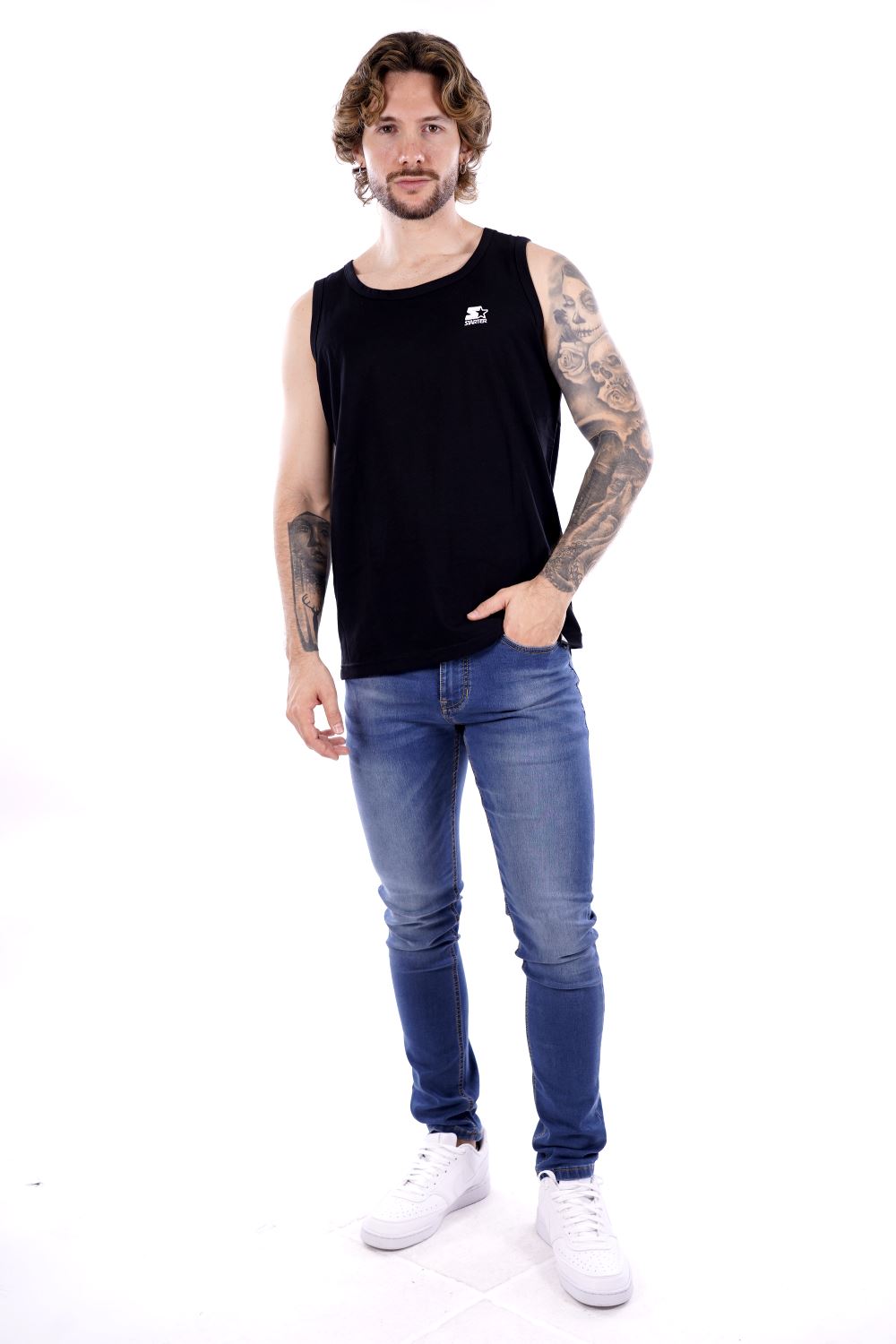 Canotta STARTER da Uomo - nero 74326BLK