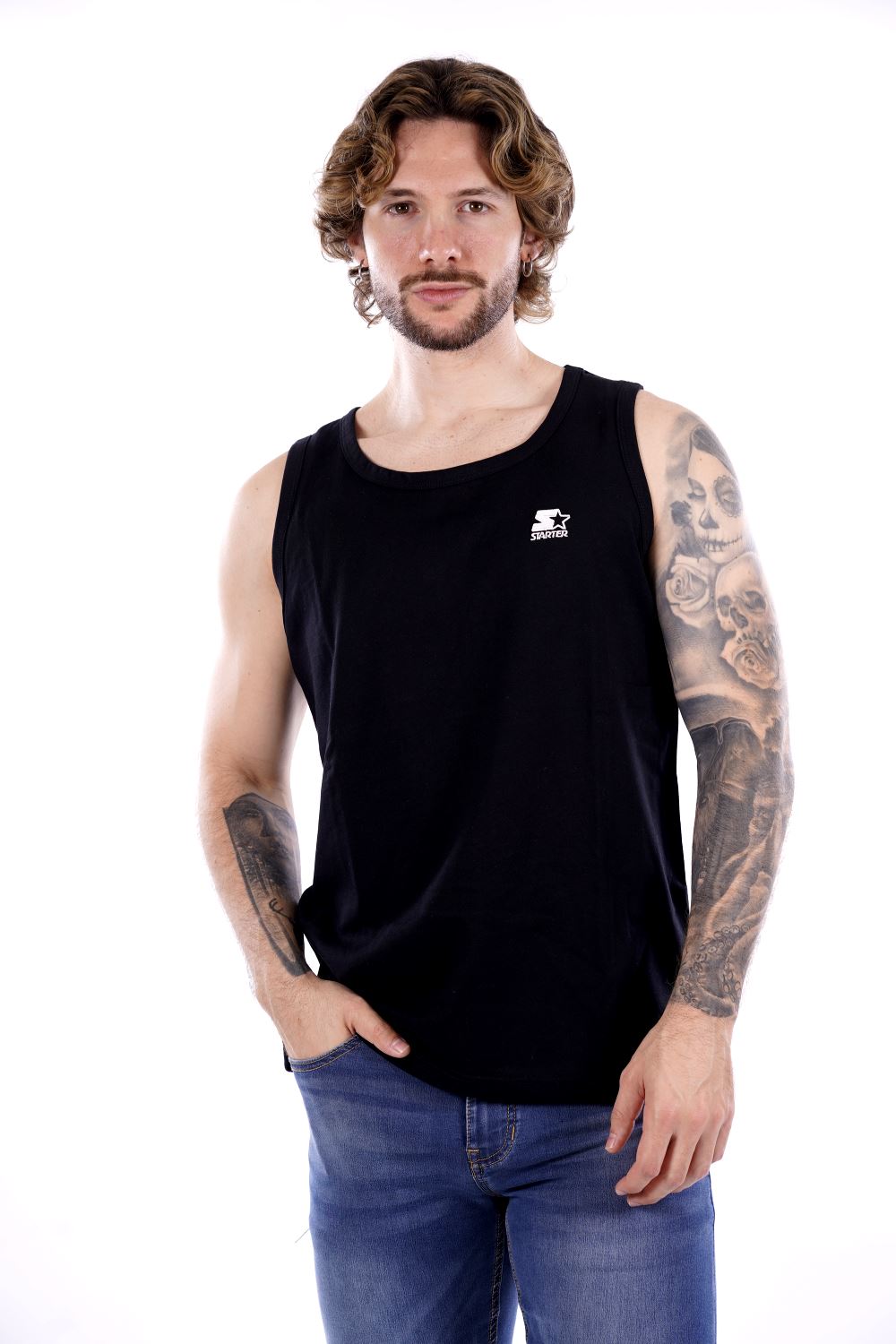 Canotta STARTER da Uomo - nero 74326BLK