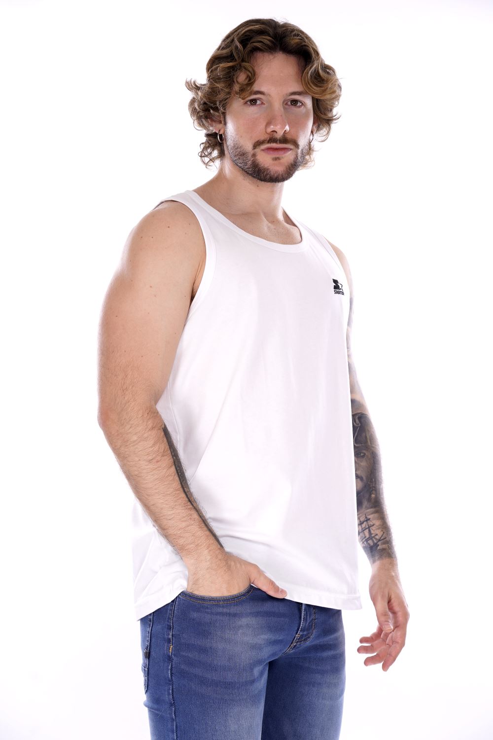 Canotta STARTER da Uomo - bianco 74326WHT