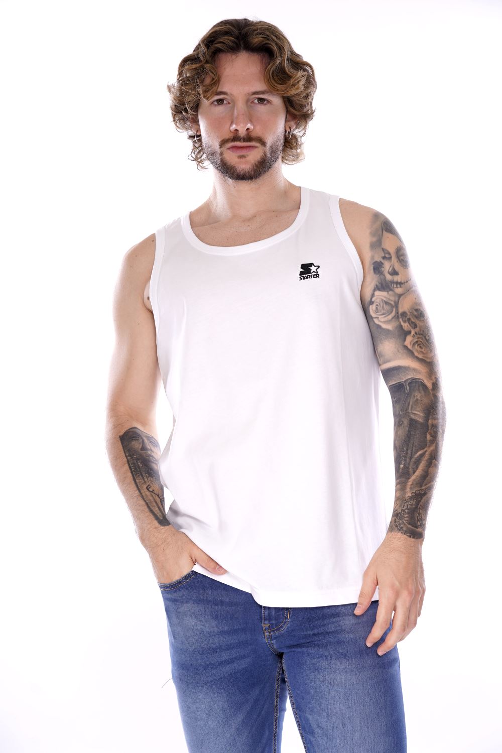 Canotta STARTER da Uomo - bianco 74326WHT