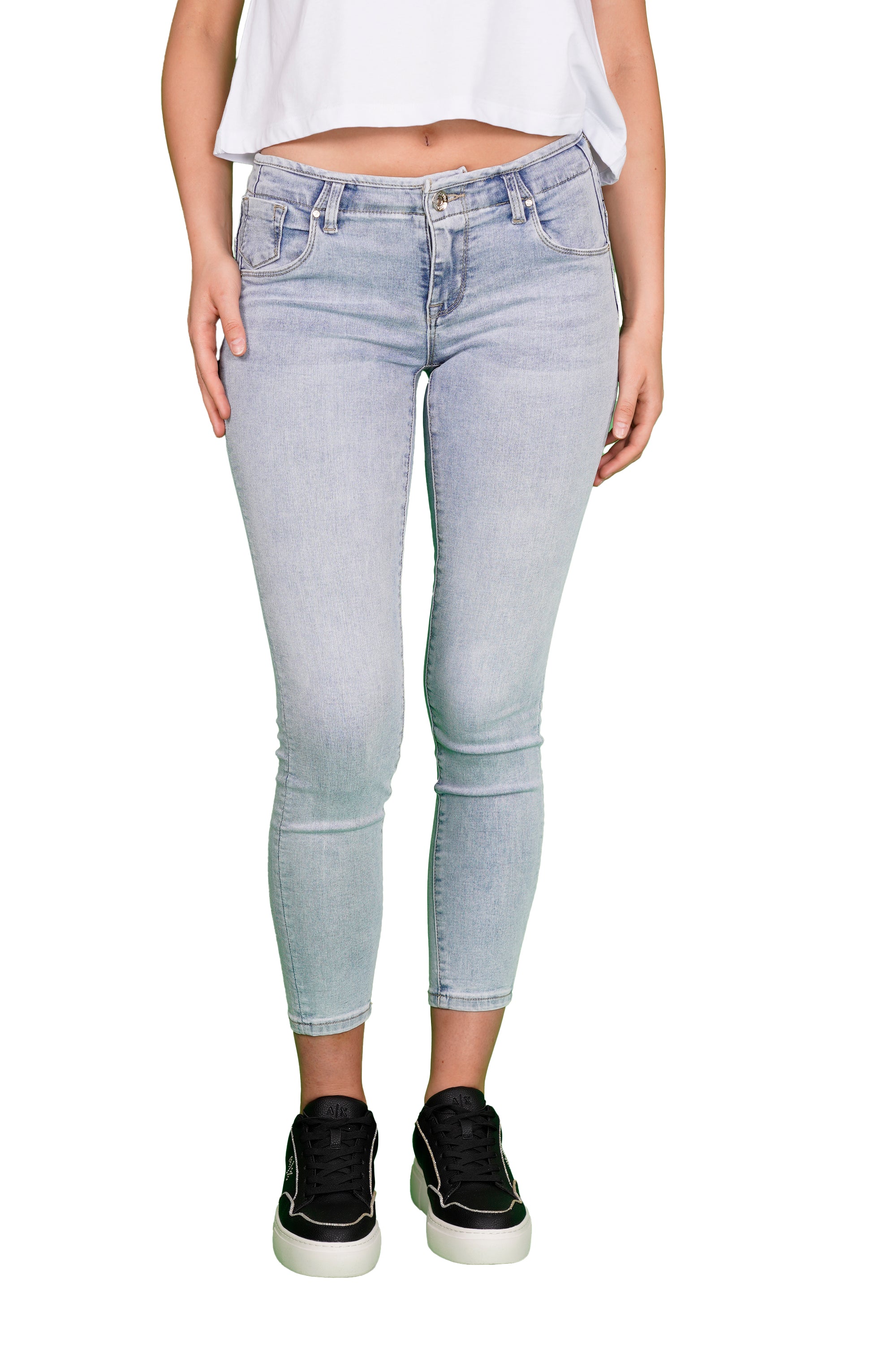 Pantalone TAKE TWO da Donna - blu DKE8209LAVCHIARO