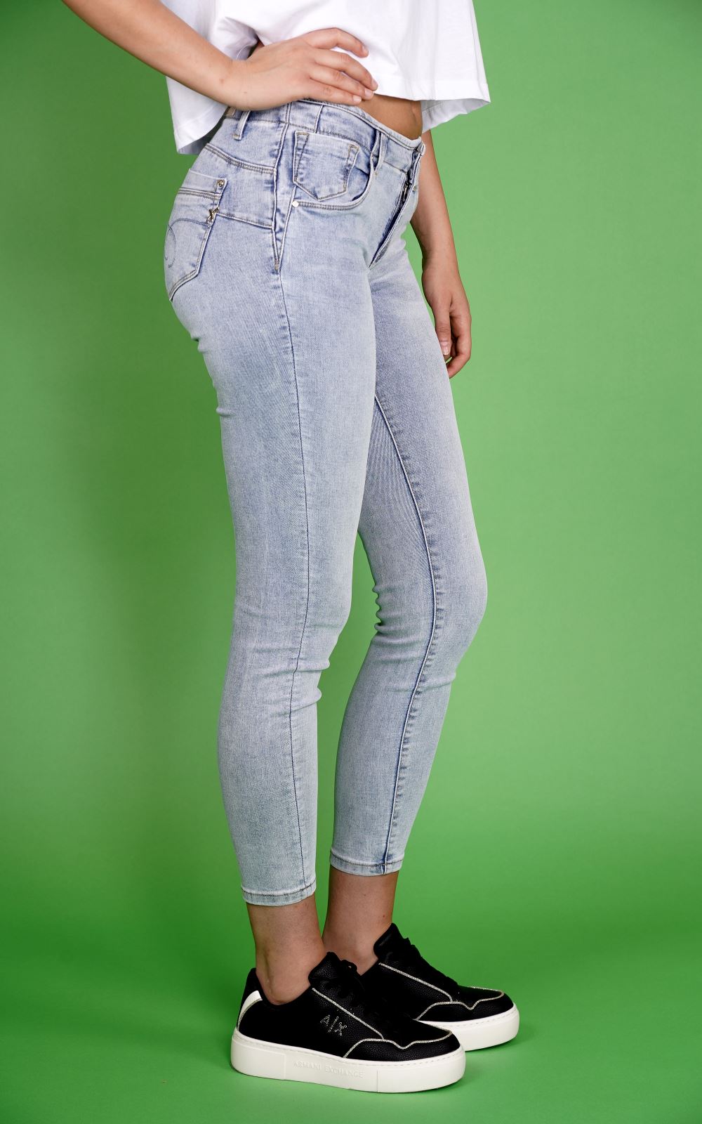 Pantalone TAKE TWO da Donna - blu DKE8209LAVCHIARO