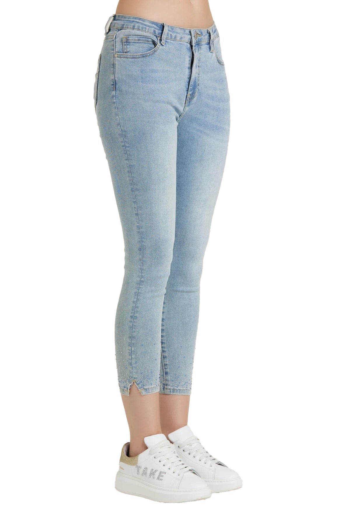 Pantalone TAKE TWO da Donna - blu DKE8238CHIARO