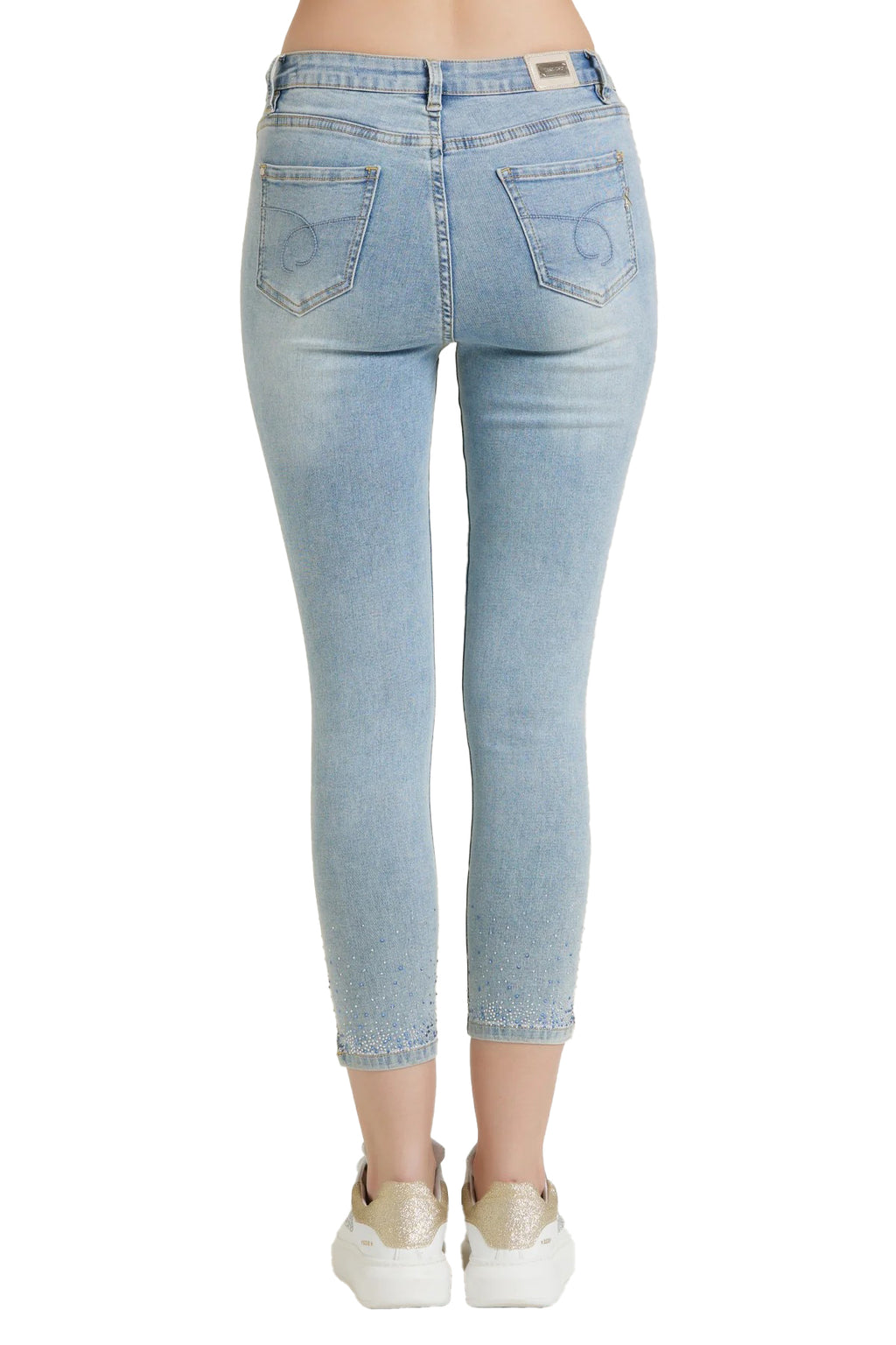 Pantalone TAKE TWO da Donna - blu DKE8238CHIARO