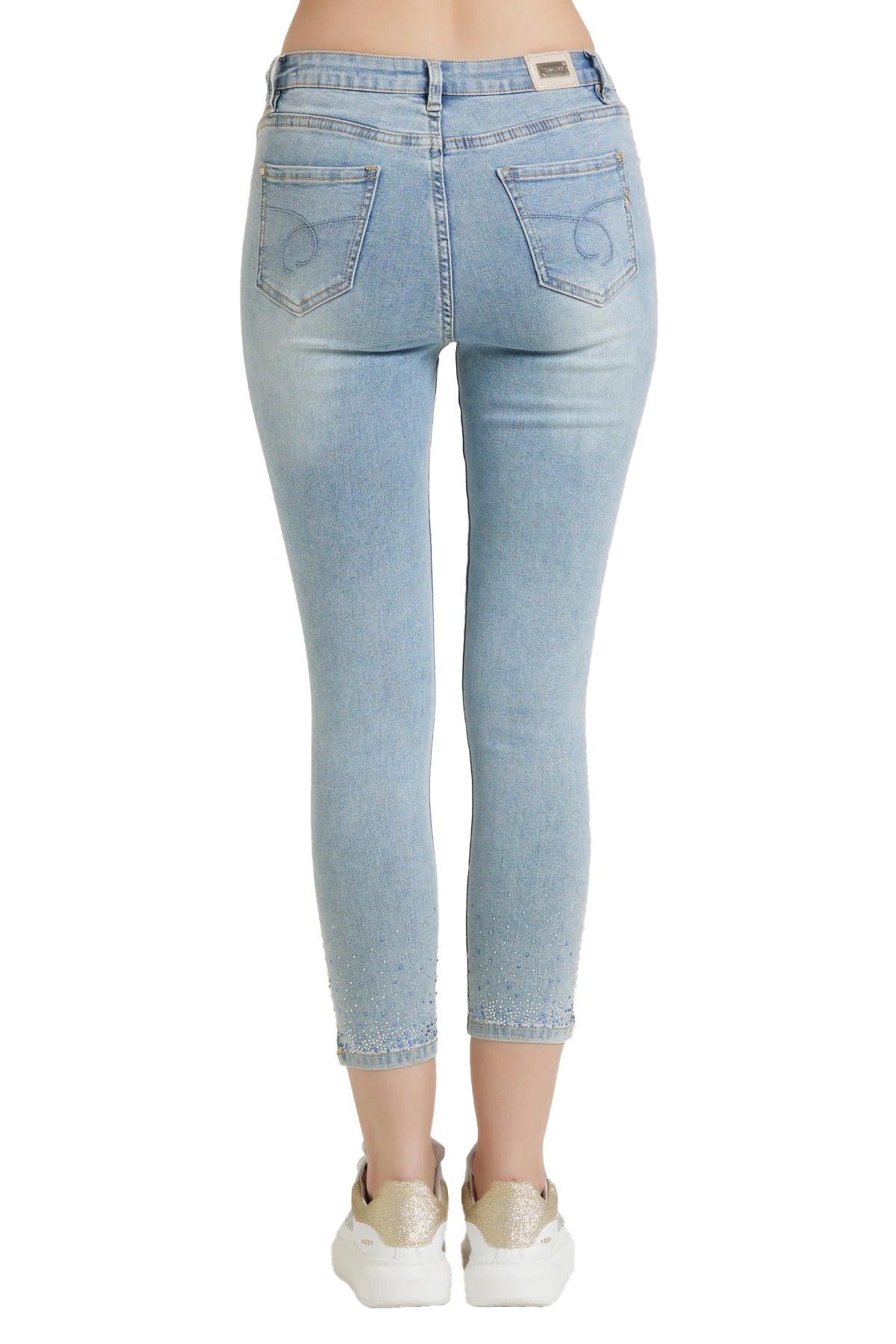 Pantalone TAKE TWO da Donna - blu DKE8238CHIARO