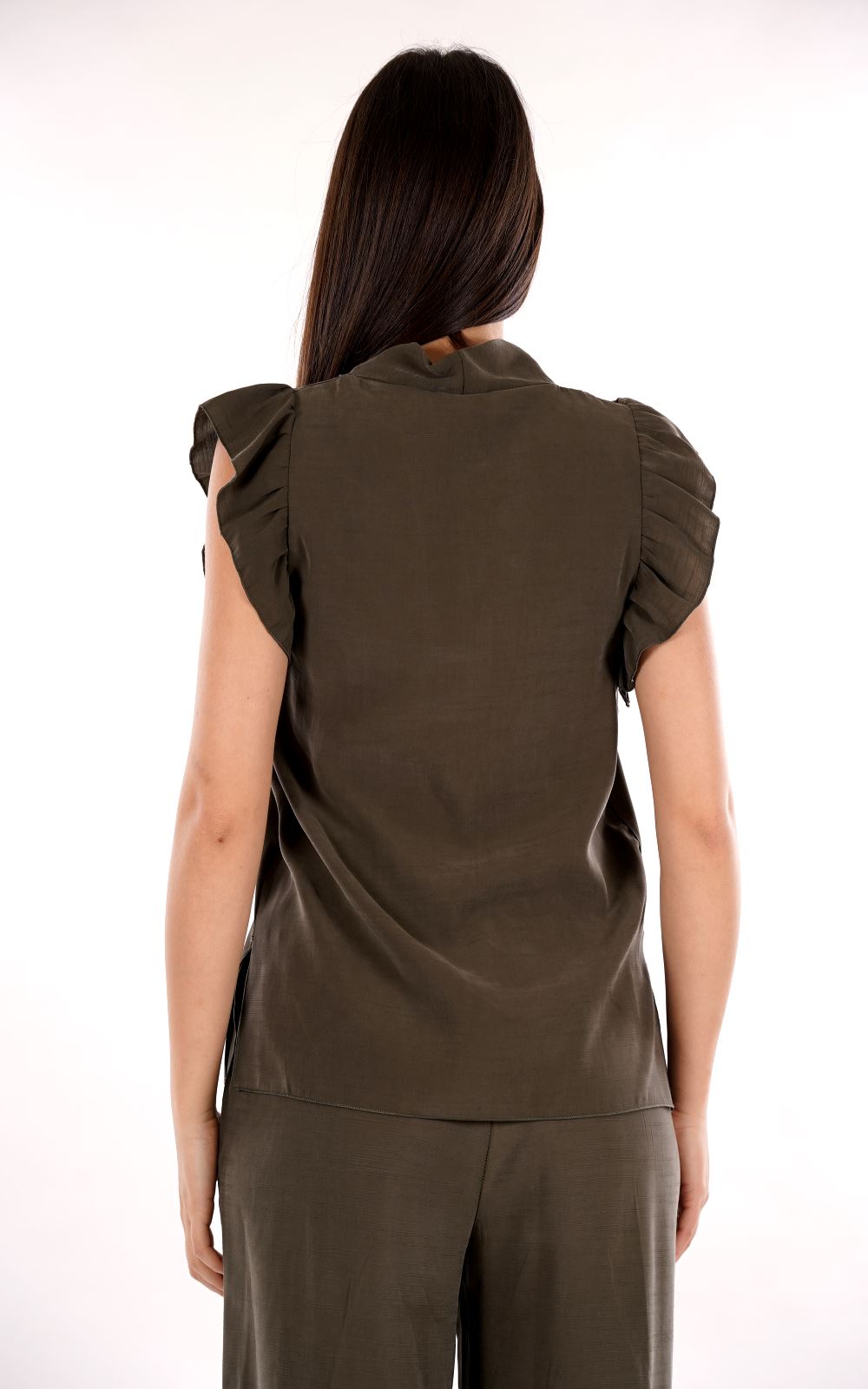 Blusa TAKE TWO da Donna - verde DKE8630MILITARE
