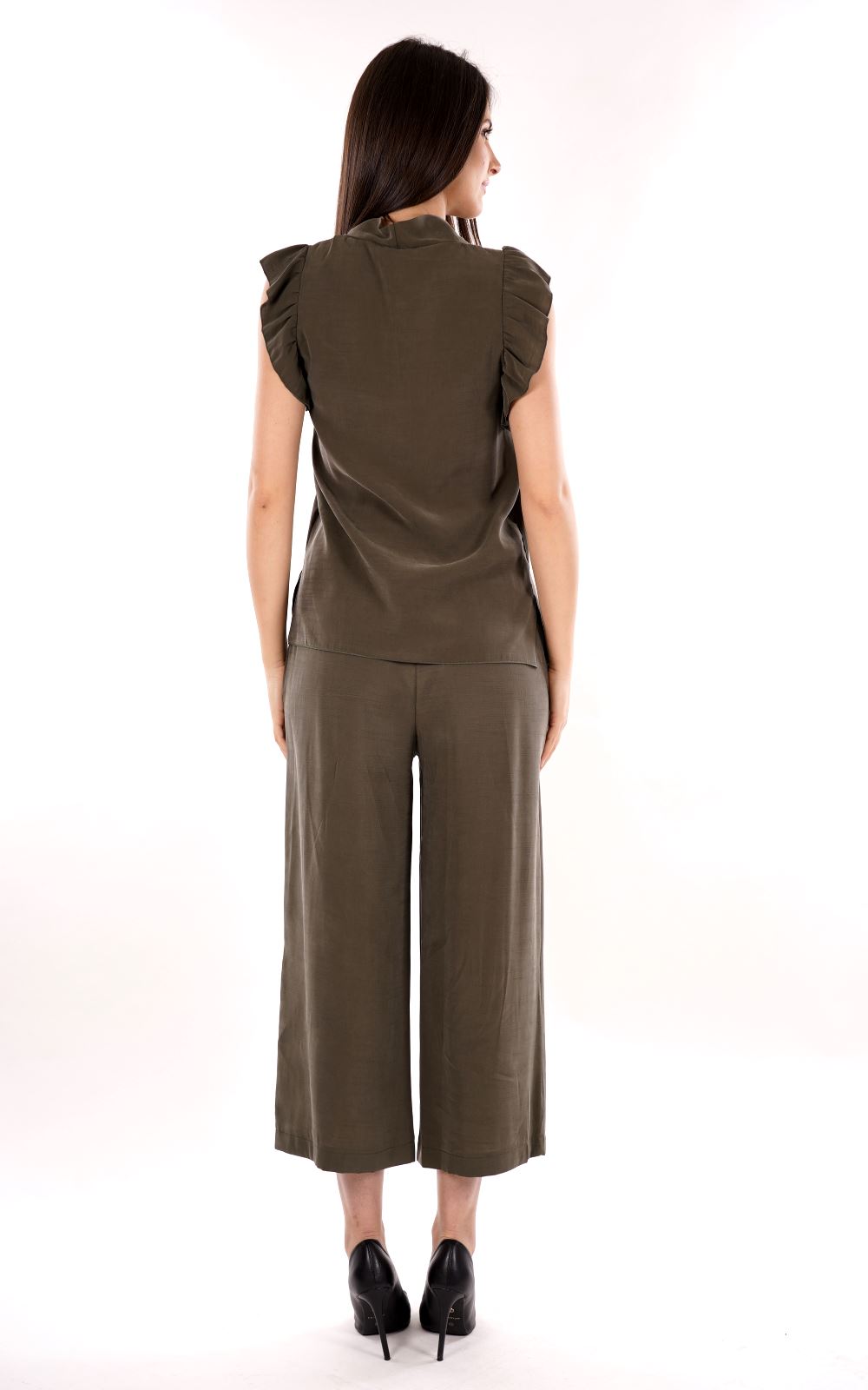 Blusa TAKE TWO da Donna - verde DKE8630MILITARE