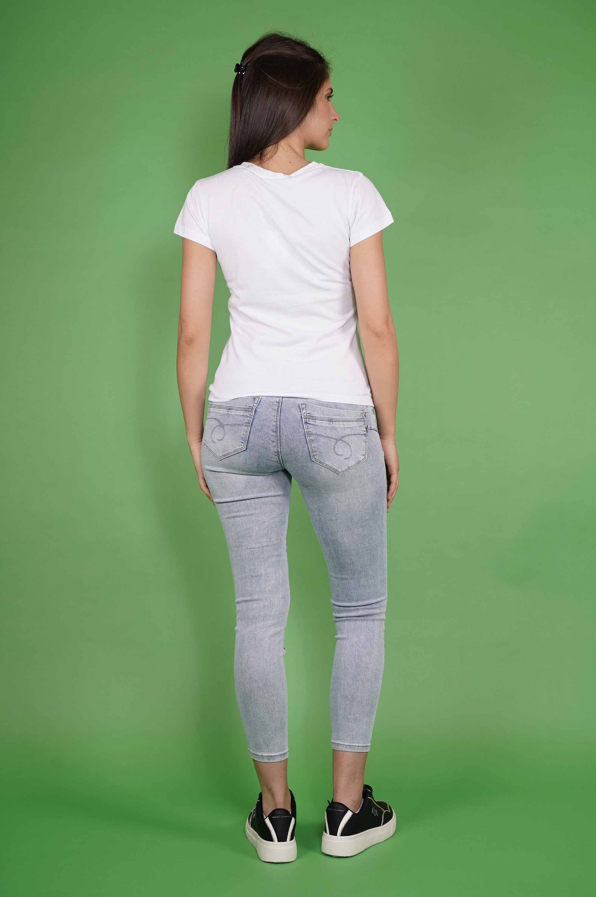 T-shirt TAKE TWO da Donna - bianco DKE9108WHT