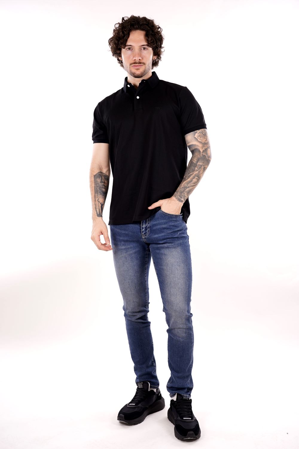 Polo TAKE TWO da Uomo - nero UKE7060BLK