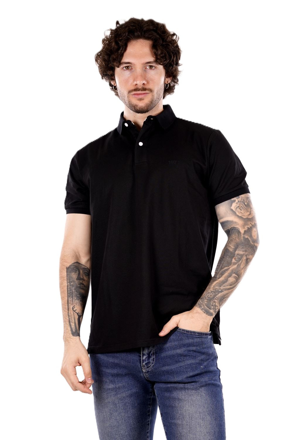 Polo TAKE TWO da Uomo - nero UKE7060BLK