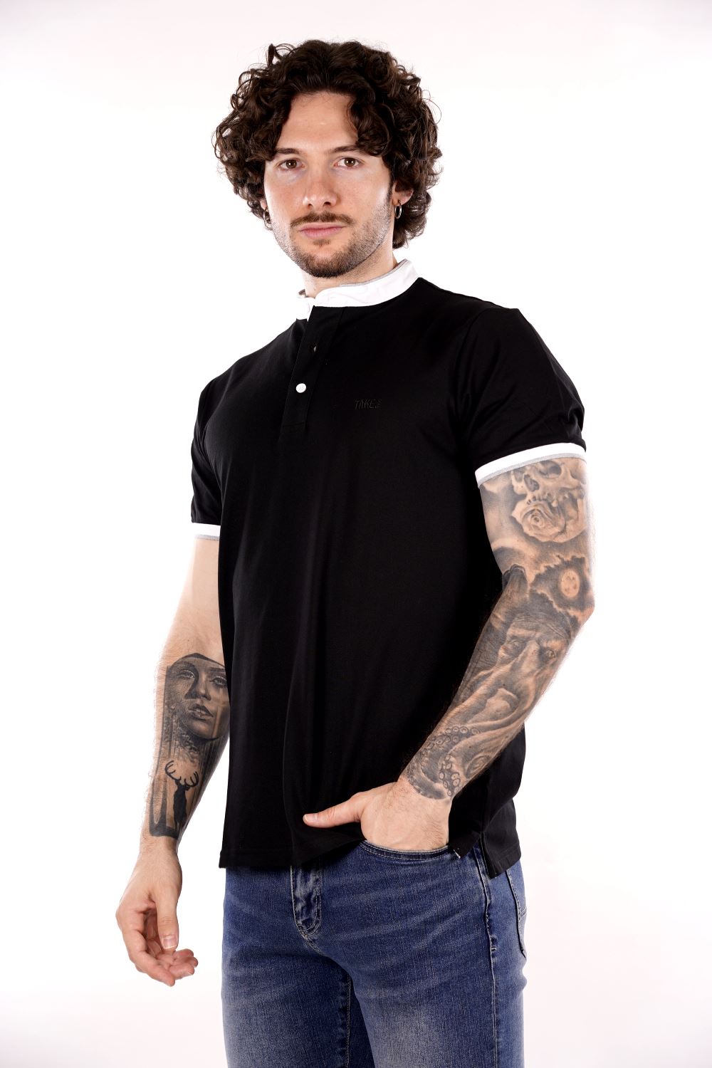 Polo TAKE TWO da Uomo - nero UKE7063BLK
