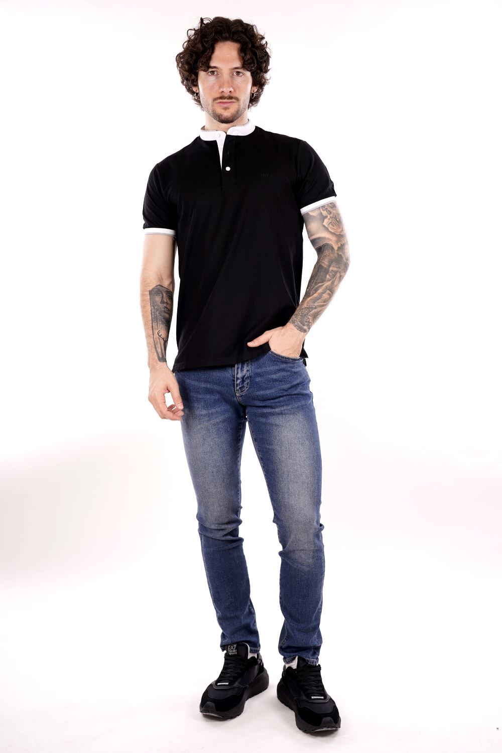 Polo TAKE TWO da Uomo - nero UKE7063BLK