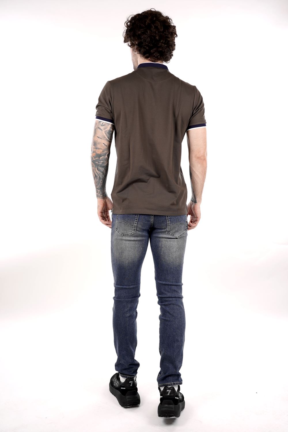 Polo TAKE TWO da Uomo - verde UKE7063MILITARE