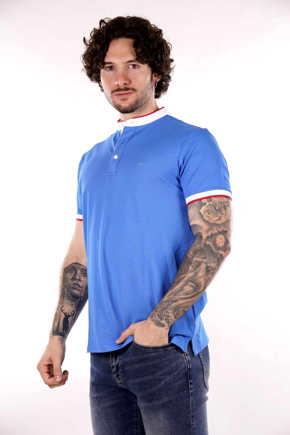 Polo TAKE TWO da Uomo - blu UKE7063ROYAL