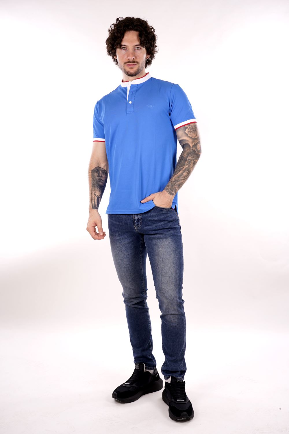 Polo TAKE TWO da Uomo - blu UKE7063ROYAL