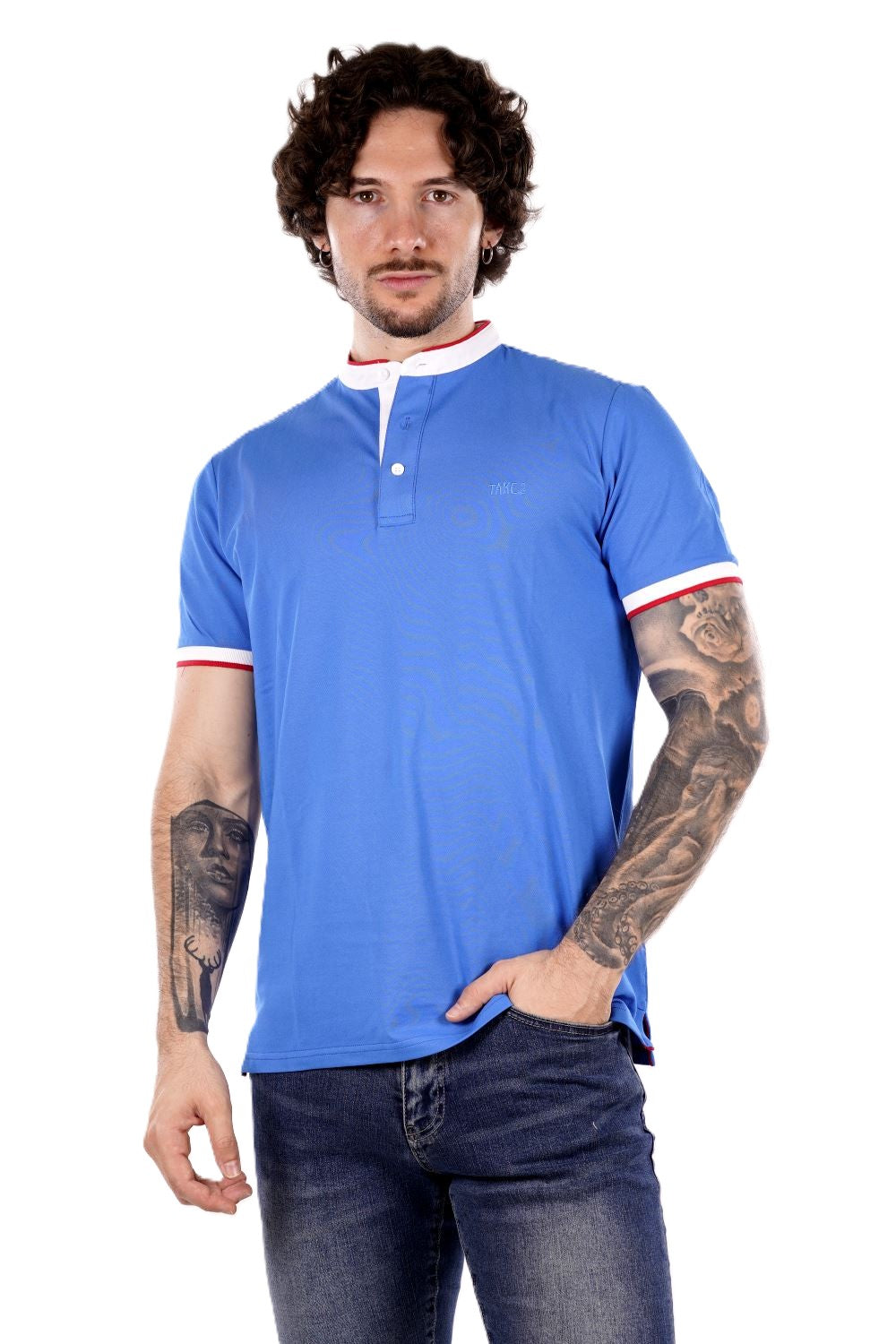 Polo TAKE TWO da Uomo - blu UKE7063ROYAL
