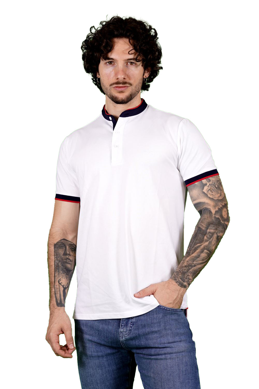 Polo TAKE TWO da Uomo - bianco UKE7063WH