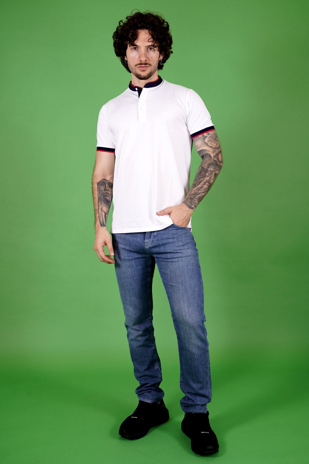 Polo TAKE TWO da Uomo - bianco UKE7063WH