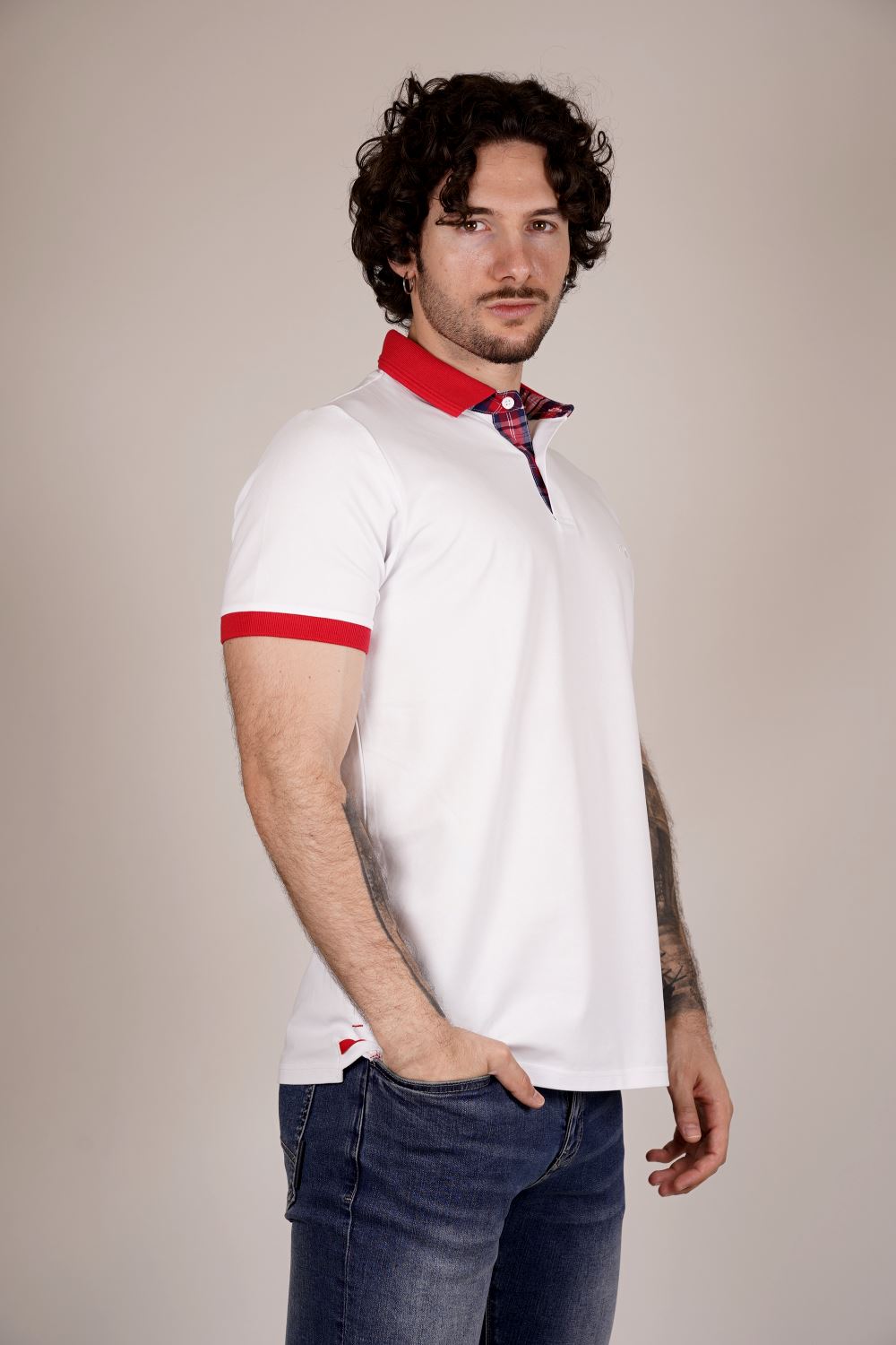 Polo TAKE TWO da Uomo - bianco UKE7065WHT
