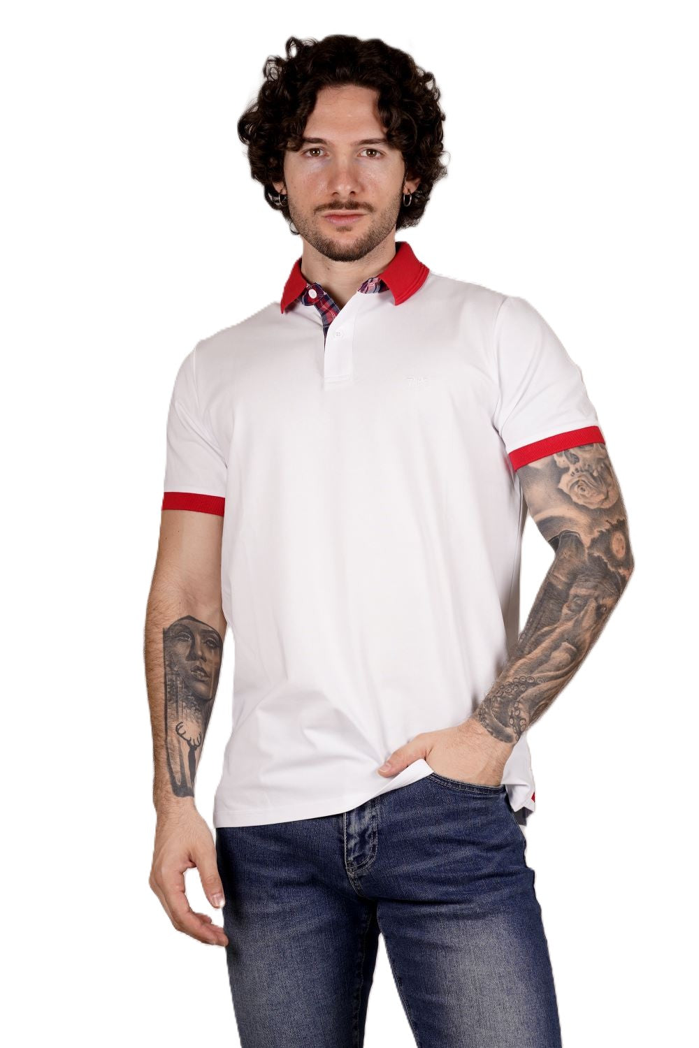 Polo TAKE TWO da Uomo - bianco UKE7065WHT