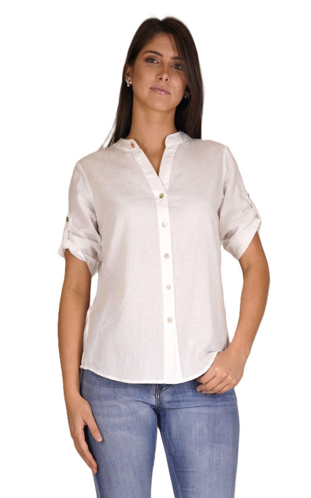 Camicia YES-ZEE da Donna - bianco C231YZ00101