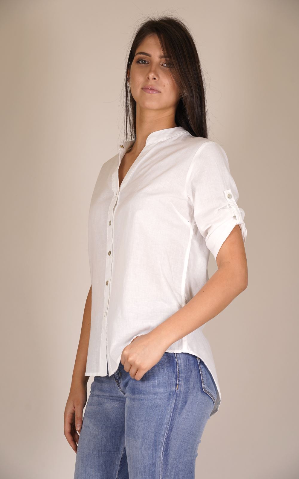 Camicia YES-ZEE da Donna - bianco C231YZ00101
