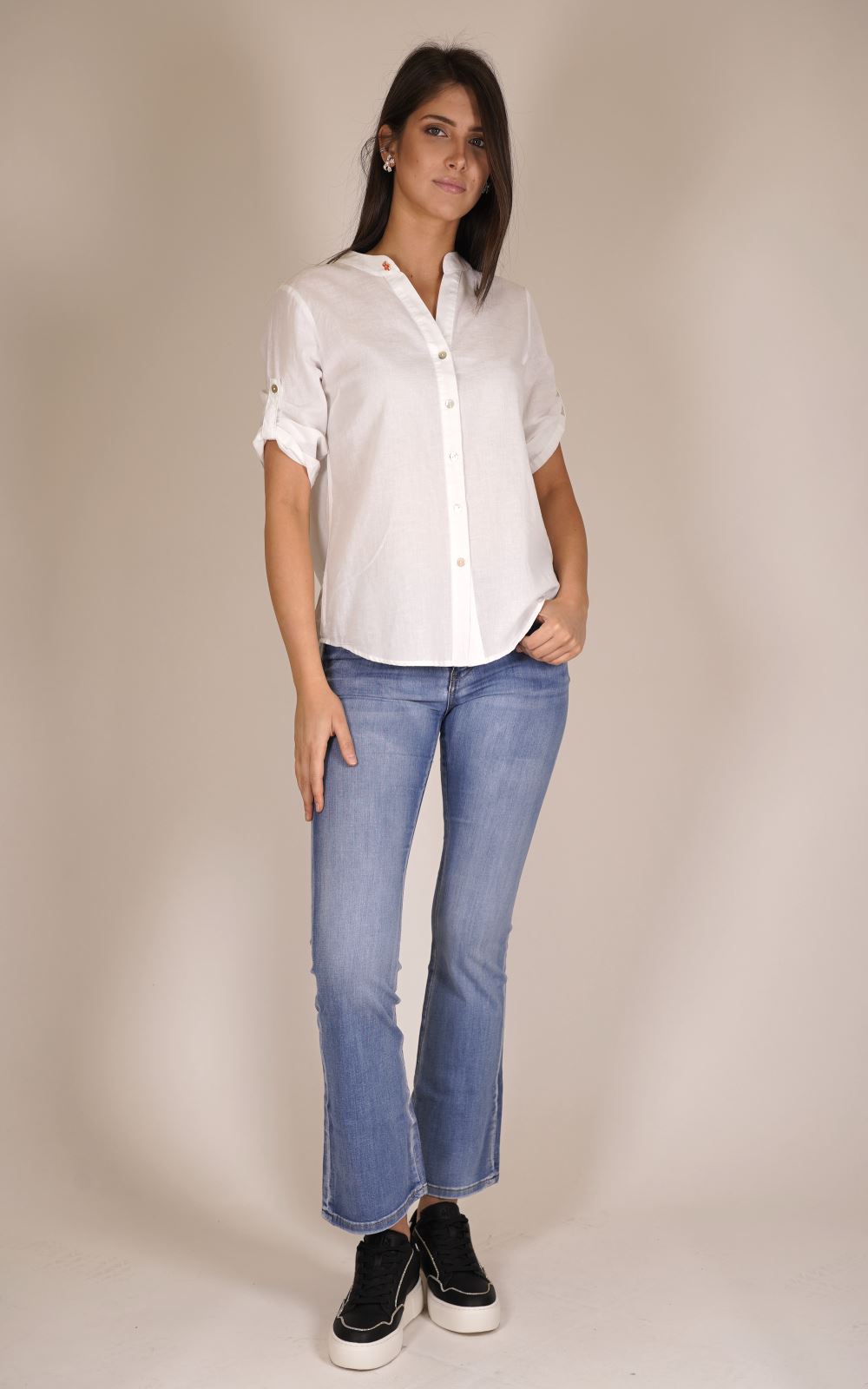 Camicia YES-ZEE da Donna - bianco C231YZ00101