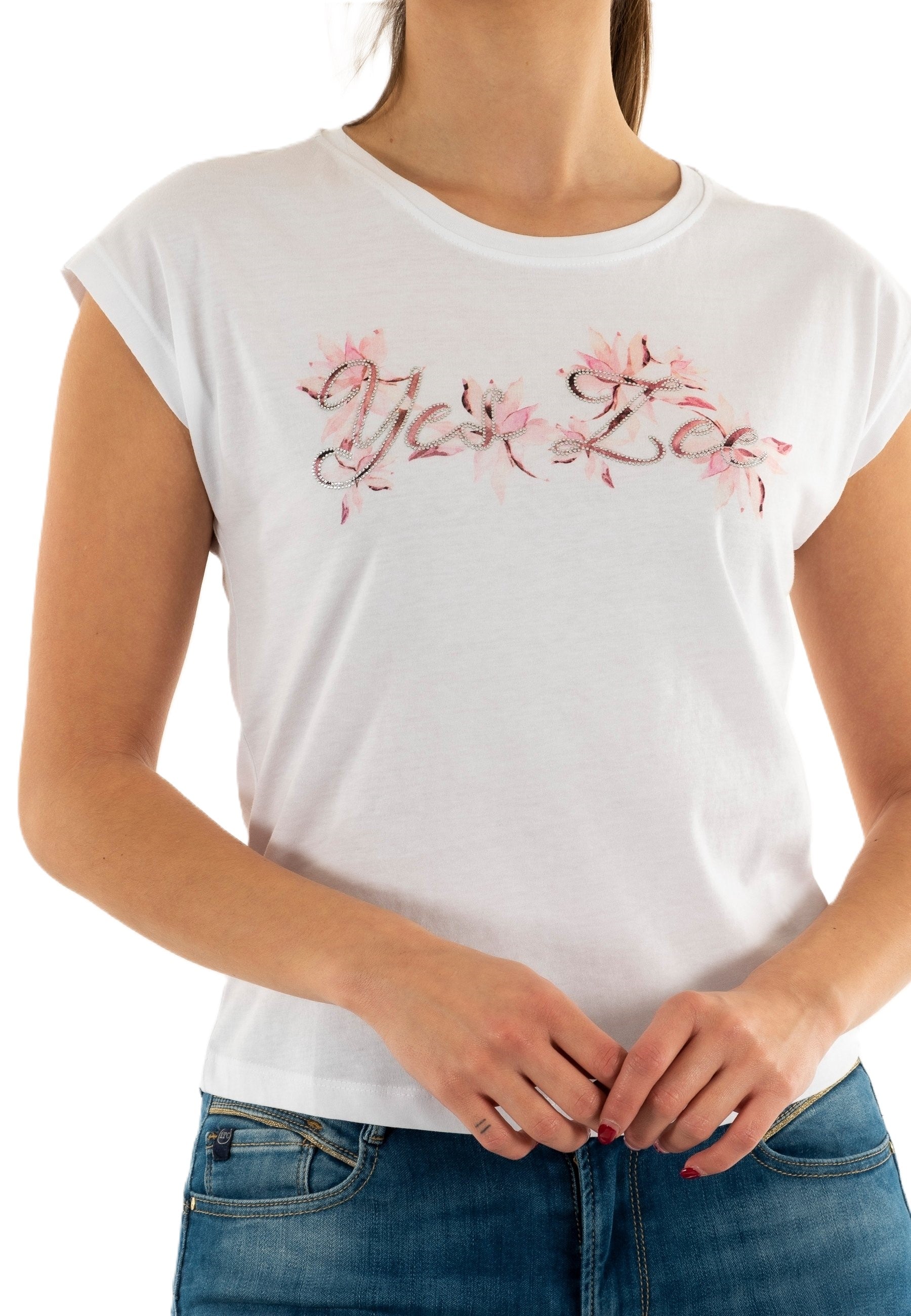 T-shirt YES-ZEE da Donna - bianco T212S1002442