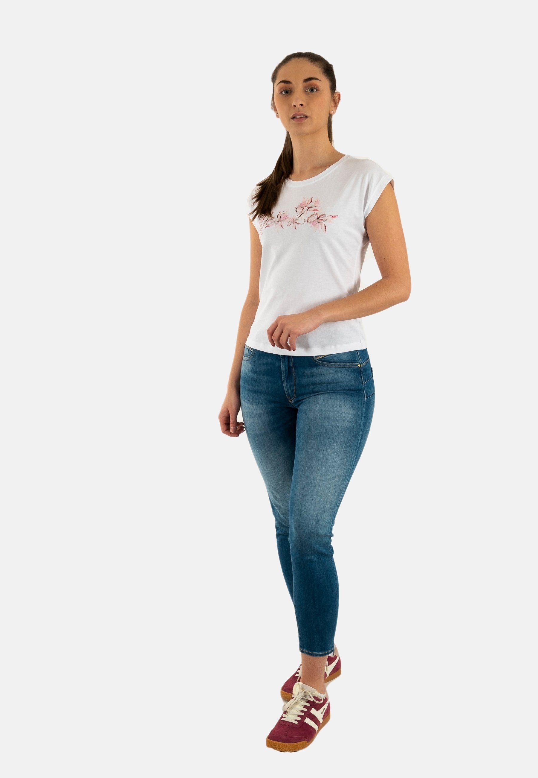 T-shirt YES-ZEE da Donna - bianco T212S1002442