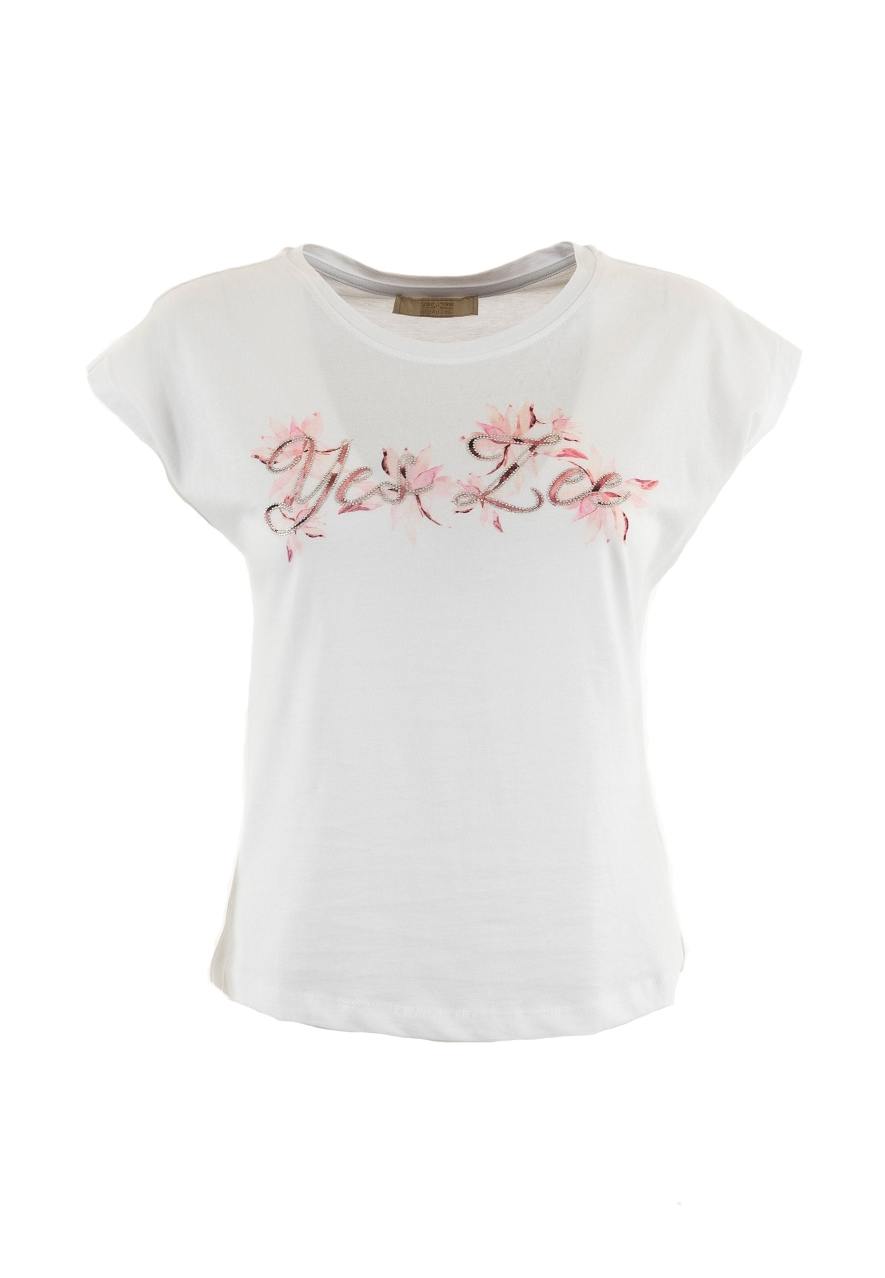 T-shirt YES-ZEE da Donna - bianco T212S1002442