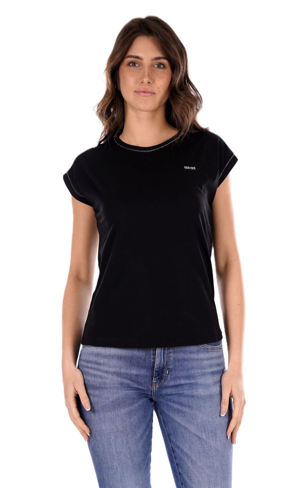 Top YES-ZEE da Donna - nero T212SG00801
