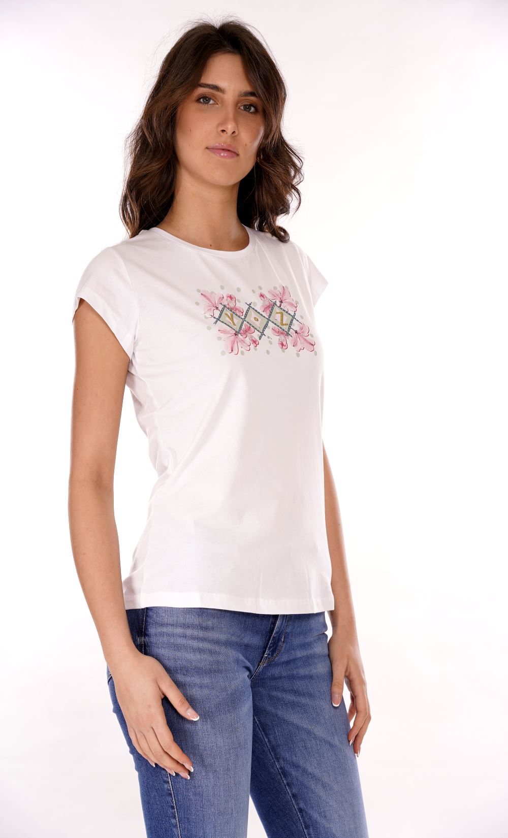 T-shirt YES-ZEE da Donna - bianco T257S701101