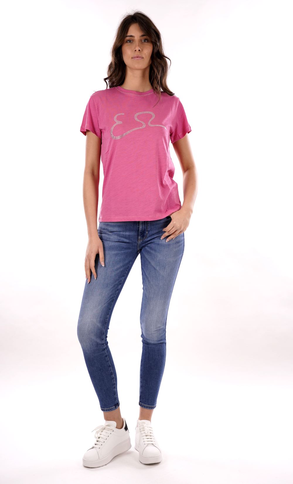 T-shirt YES-ZEE da Donna - rosa T264TL00424