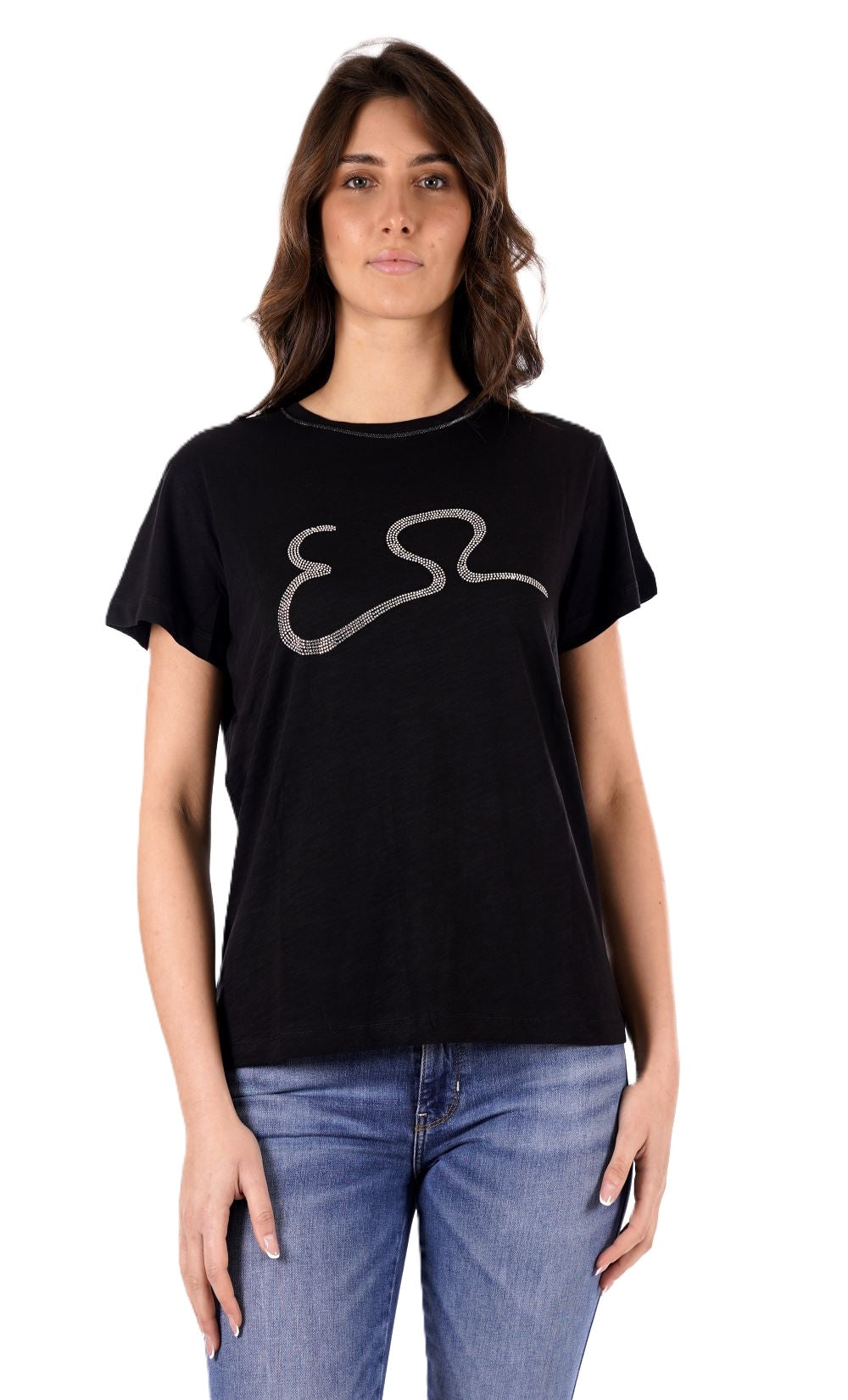 T-shirt YES-ZEE da Donna - nero T264TL00801