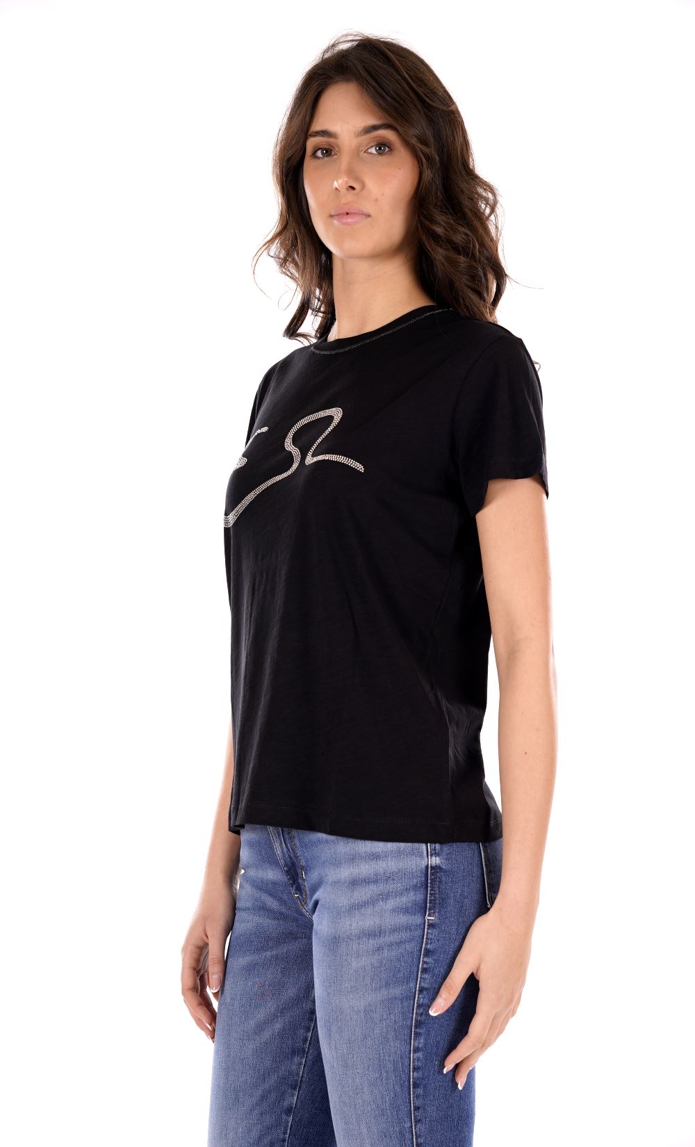 T-shirt YES-ZEE da Donna - nero T264TL00801