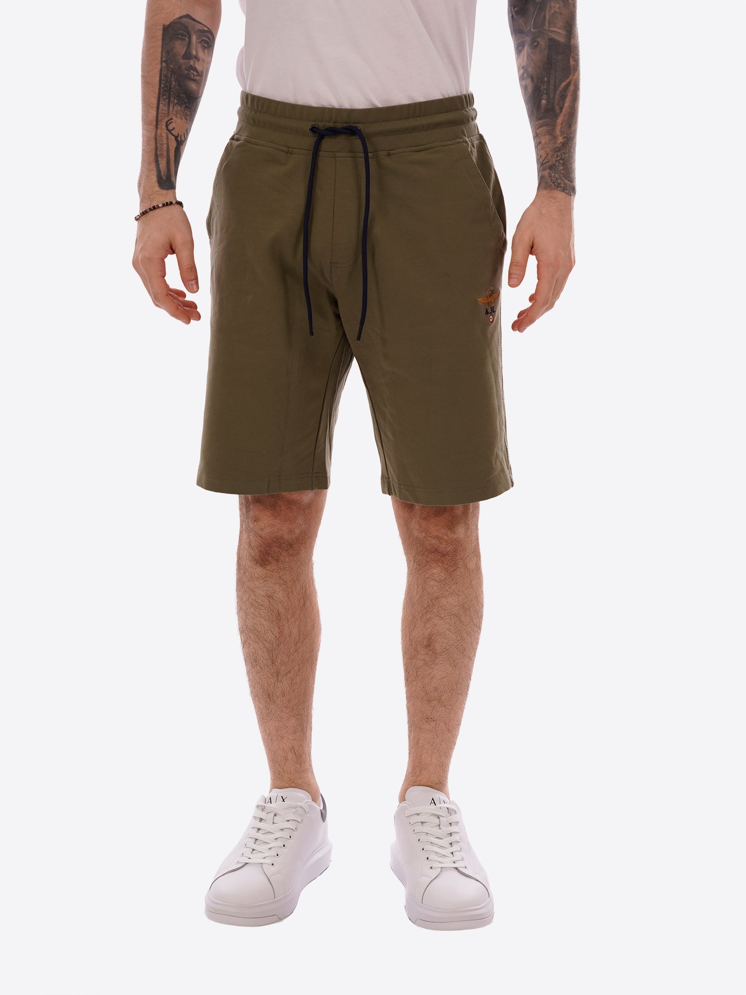 Bermuda AERONAUTICA MILITARE da Uomo - verde BF003207304 VERDE
