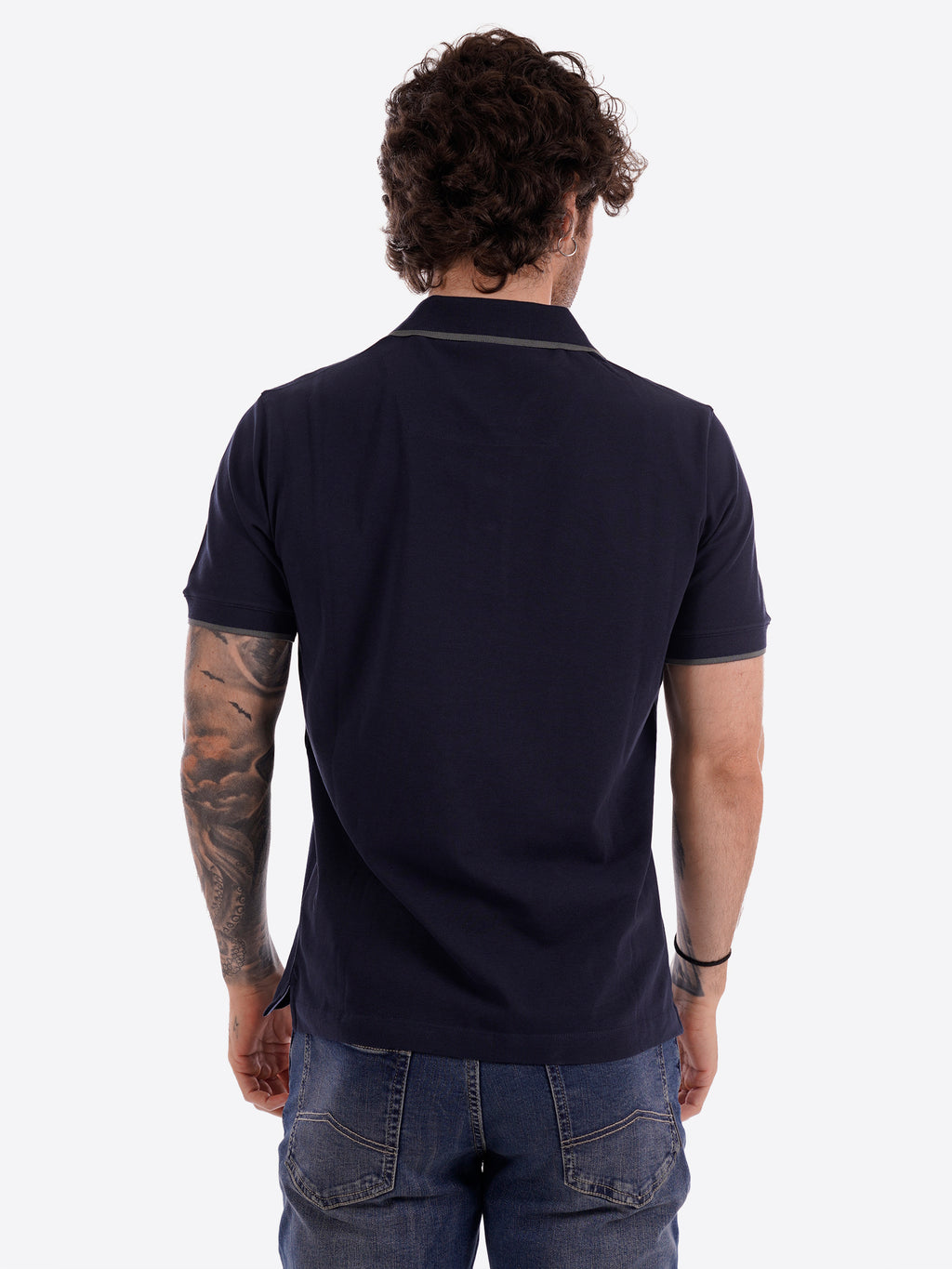 Polo maniche corte AERONAUTICA MILITARE da Uomo - blu PO130808184 BLU