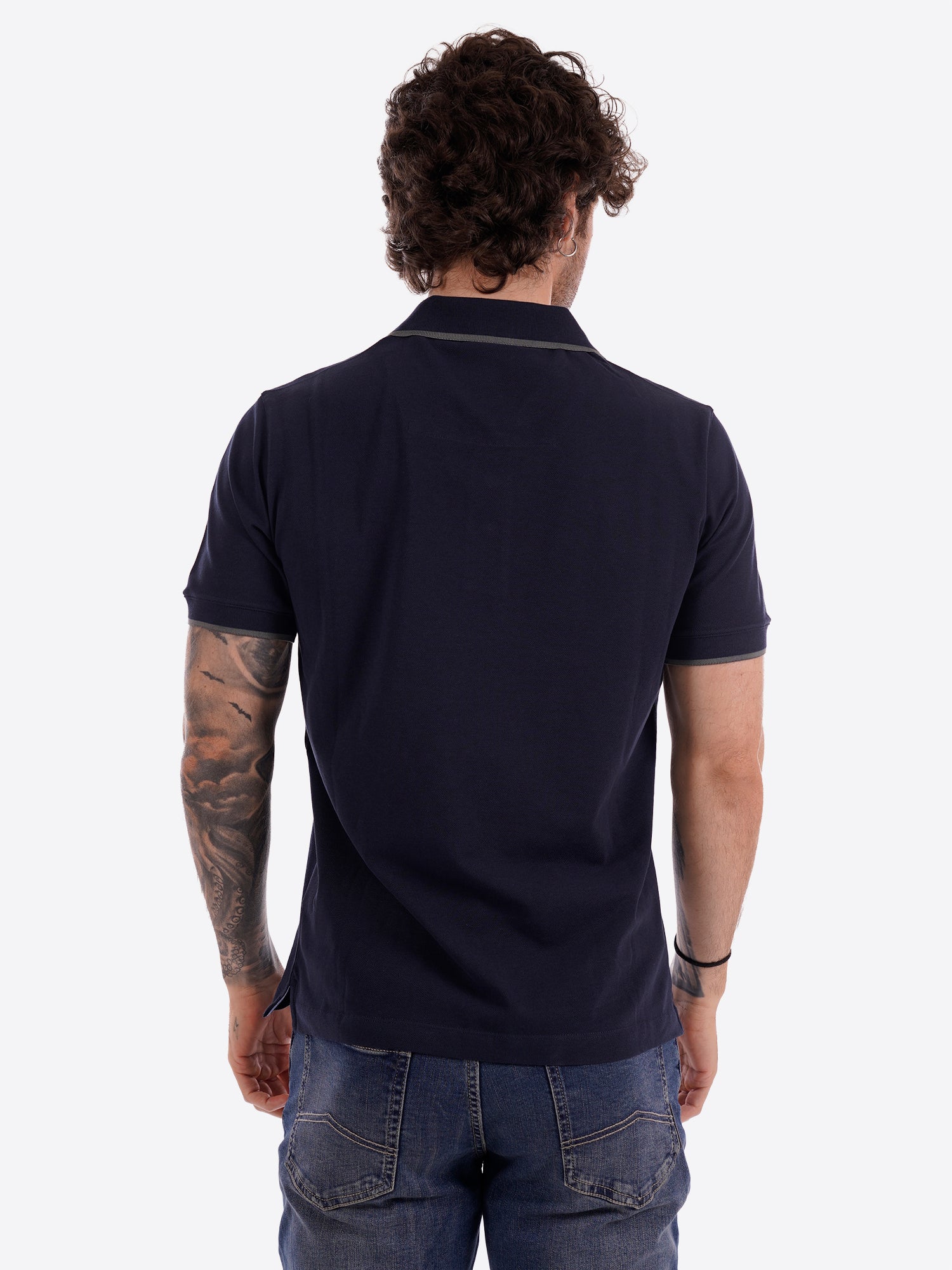 Polo maniche corte AERONAUTICA MILITARE da Uomo - blu PO130808184 BLU