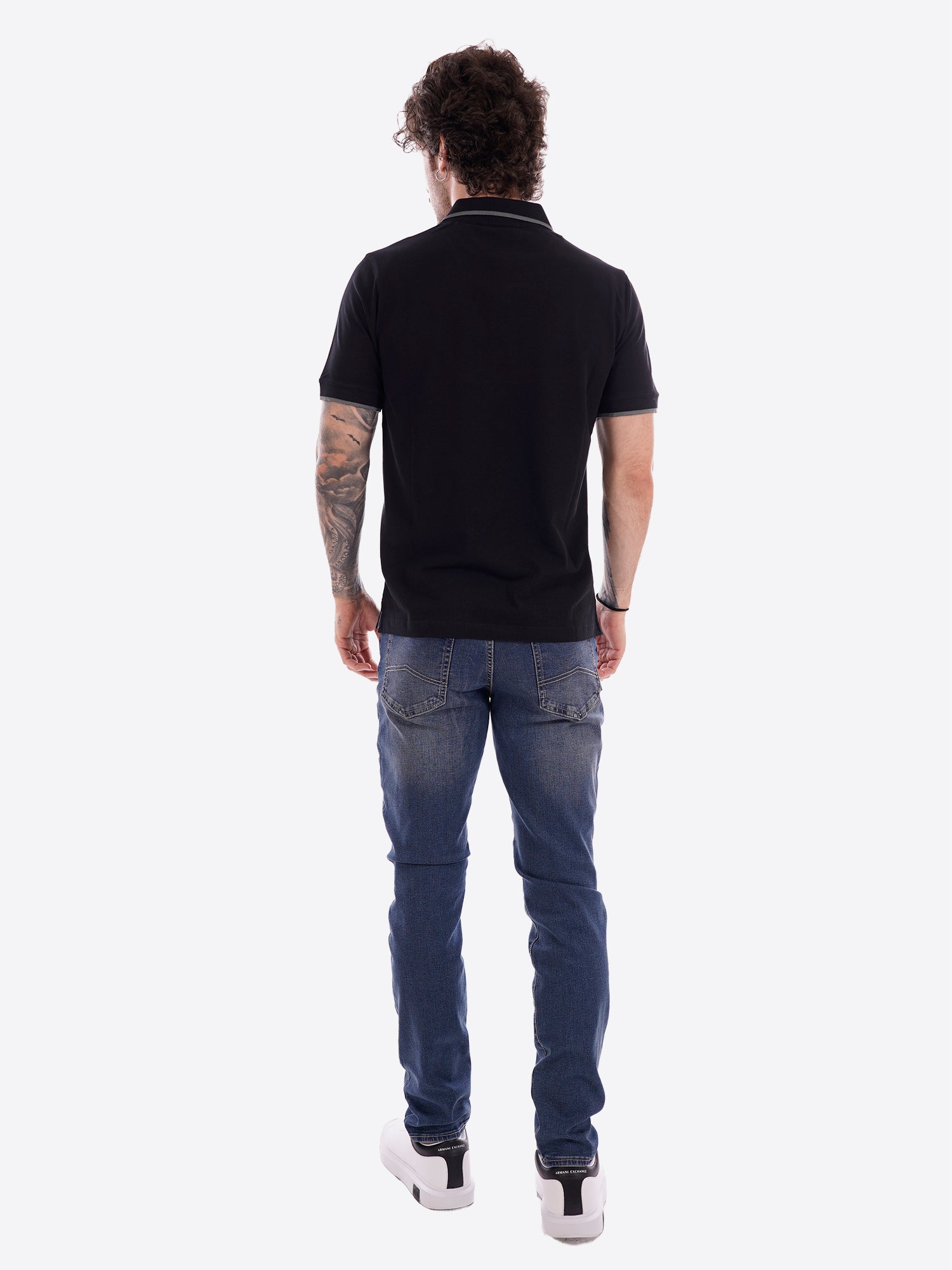 Polo maniche corte AERONAUTICA MILITARE da Uomo - nero PO130834300 NEROQ