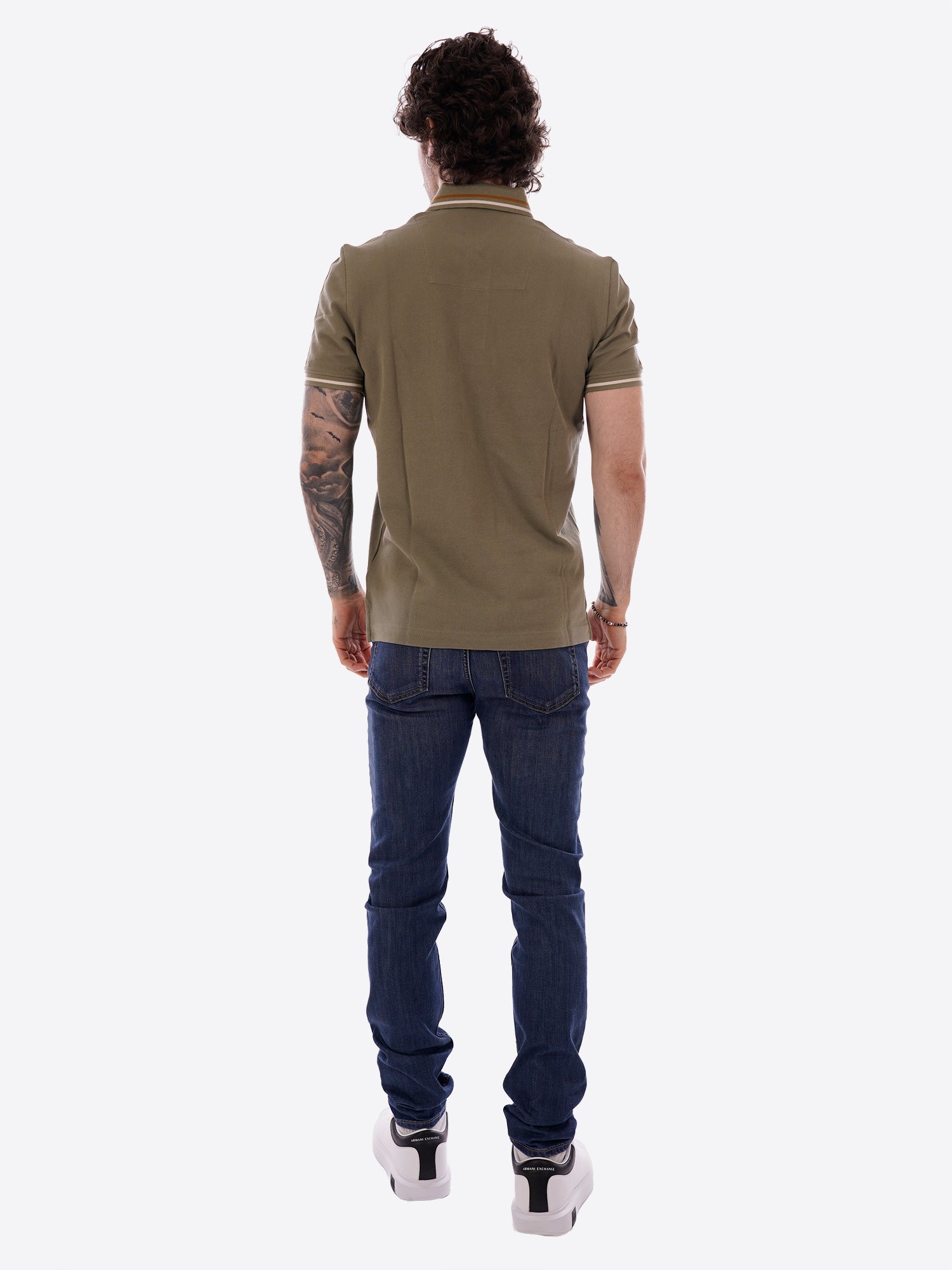 Polo maniche corte AERONAUTICA MILITARE da Uomo - verde PO191407304 VERDE
