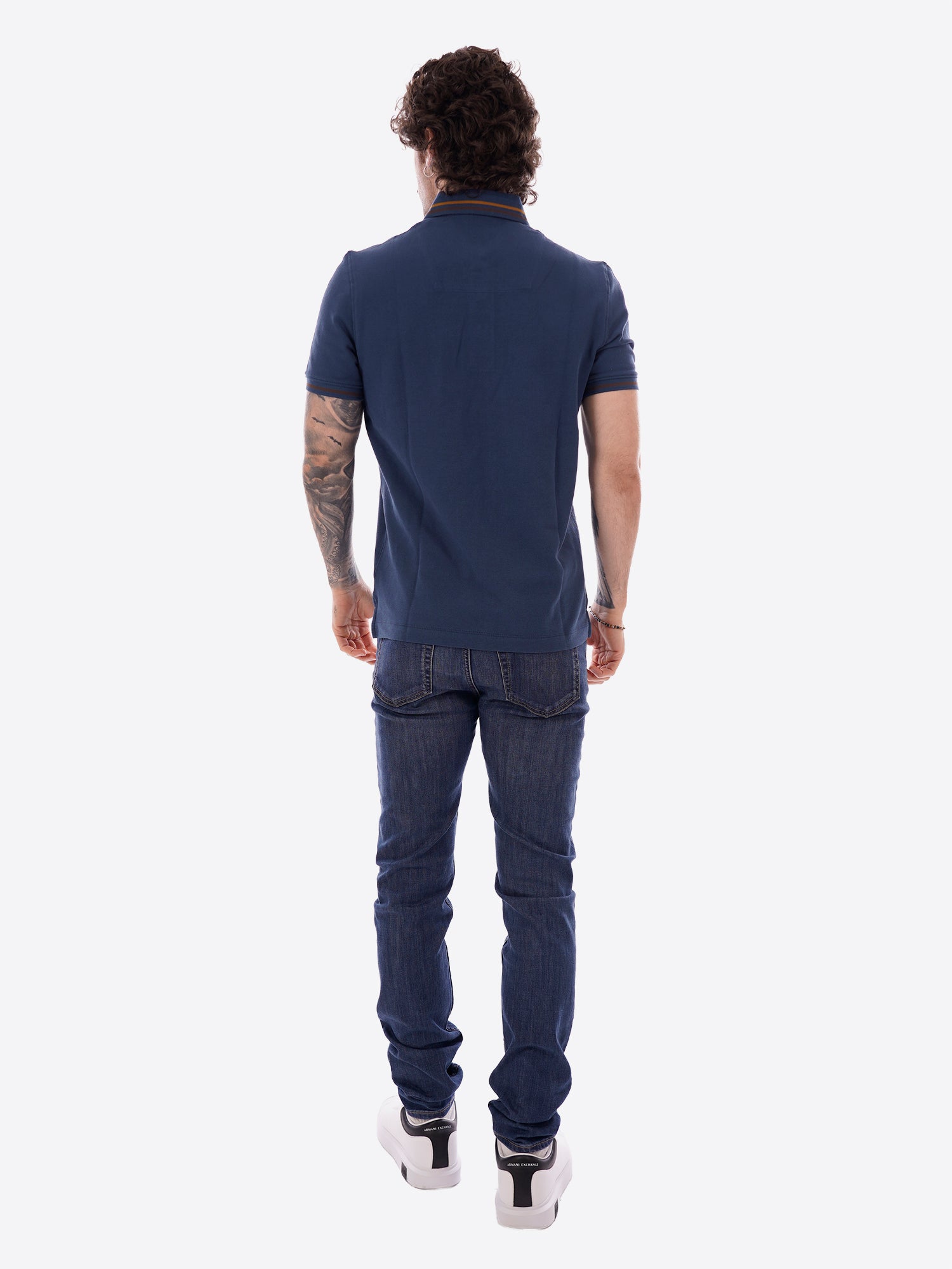 Polo maniche corte AERONAUTICA MILITARE da Uomo - blu PO191421315 BLUAVIO