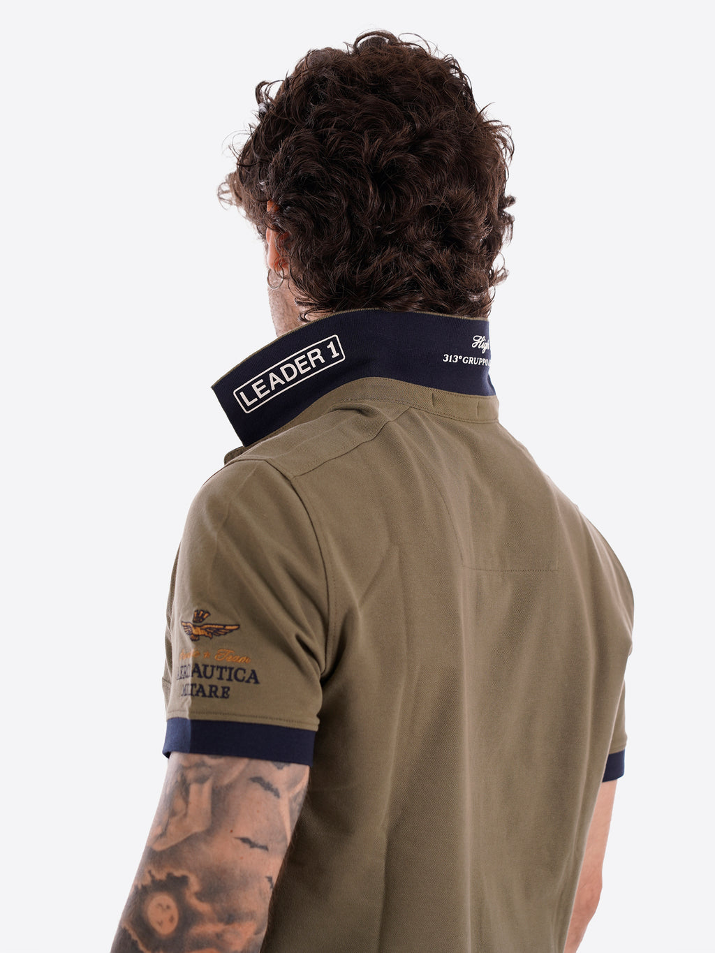 Polo maniche corte AERONAUTICA MILITARE da Uomo - verde PO191507304 VERDE