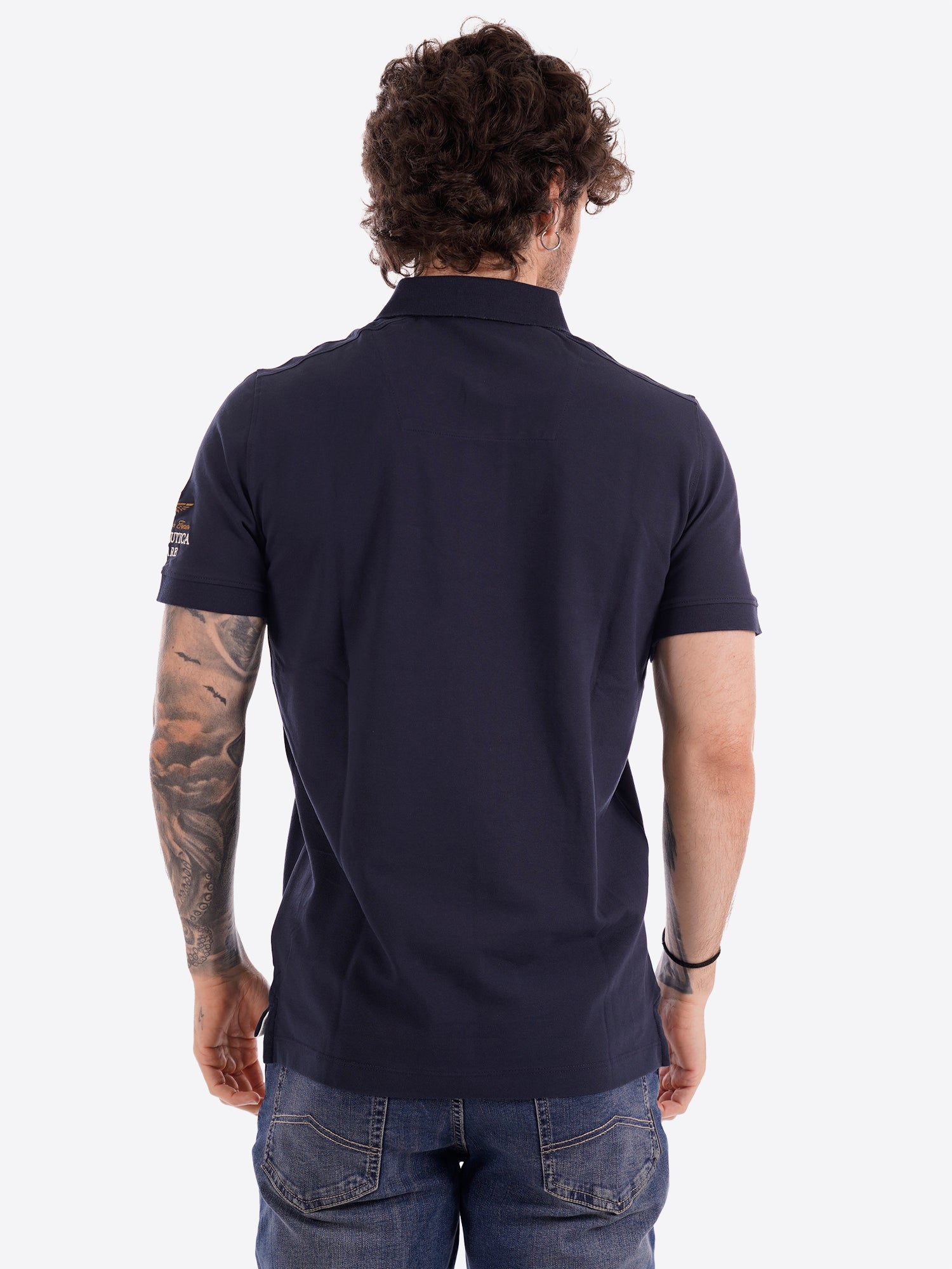 Polo maniche corte AERONAUTICA MILITARE da Uomo - blu PO191508184 BLU