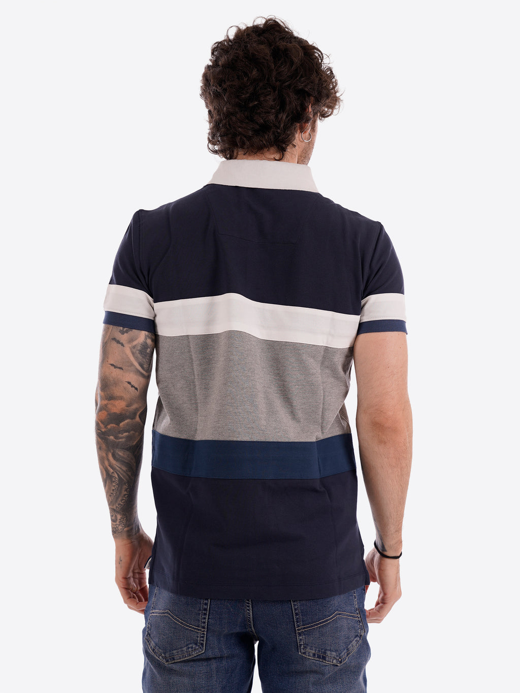 Polo maniche corte AERONAUTICA MILITARE da Uomo - blu PO191694727 BLUGRIGIO