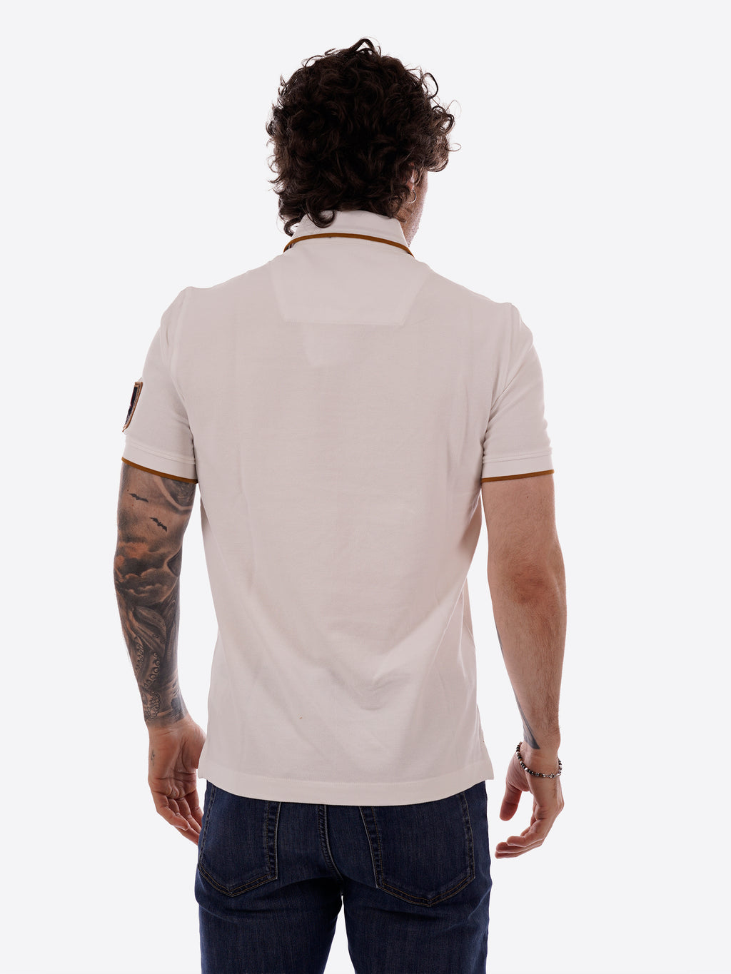 Polo maniche corte AERONAUTICA MILITARE da Uomo - bianco PO192473062 BIANCO