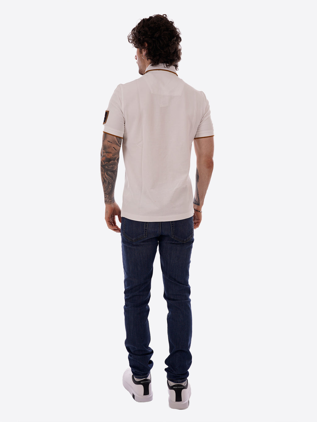 Polo maniche corte AERONAUTICA MILITARE da Uomo - bianco PO192473062 BIANCO