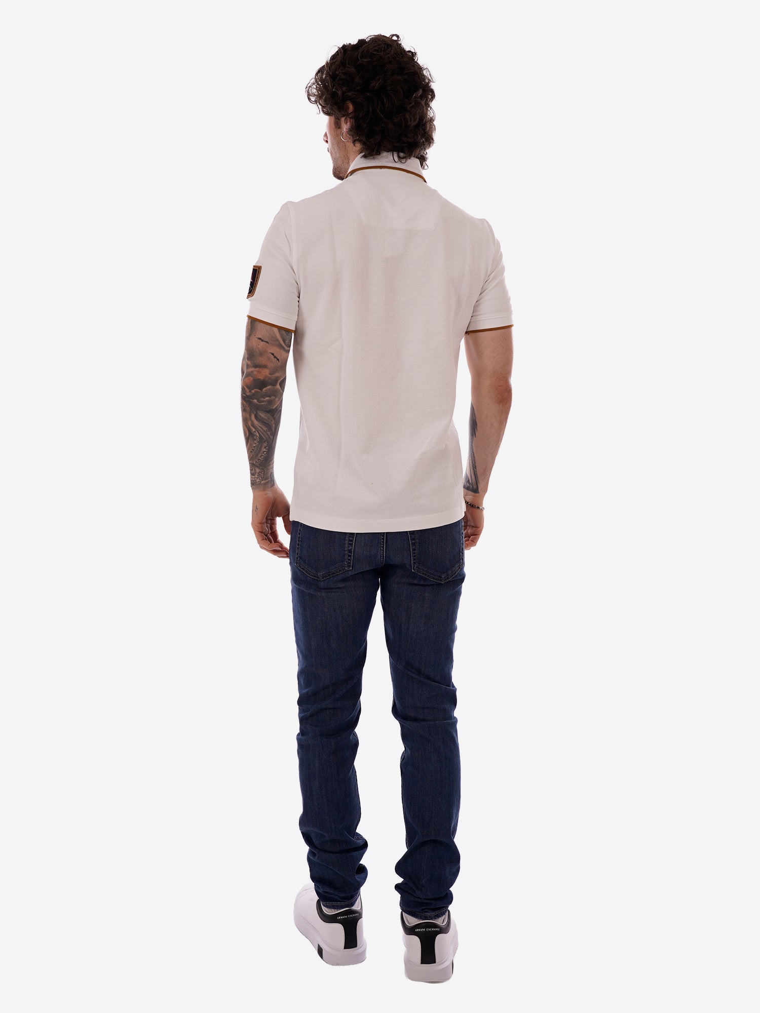 Polo maniche corte AERONAUTICA MILITARE da Uomo - bianco PO192473062 BIANCO