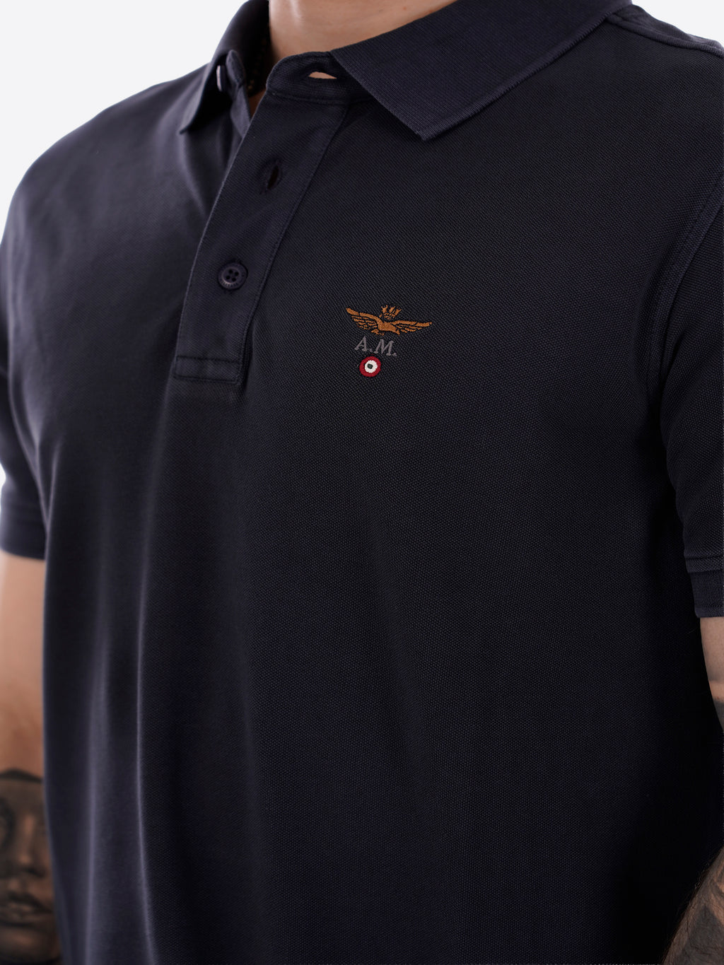 Polo maniche corte AERONAUTICA MILITARE da Uomo - blu PO192508184 BLU