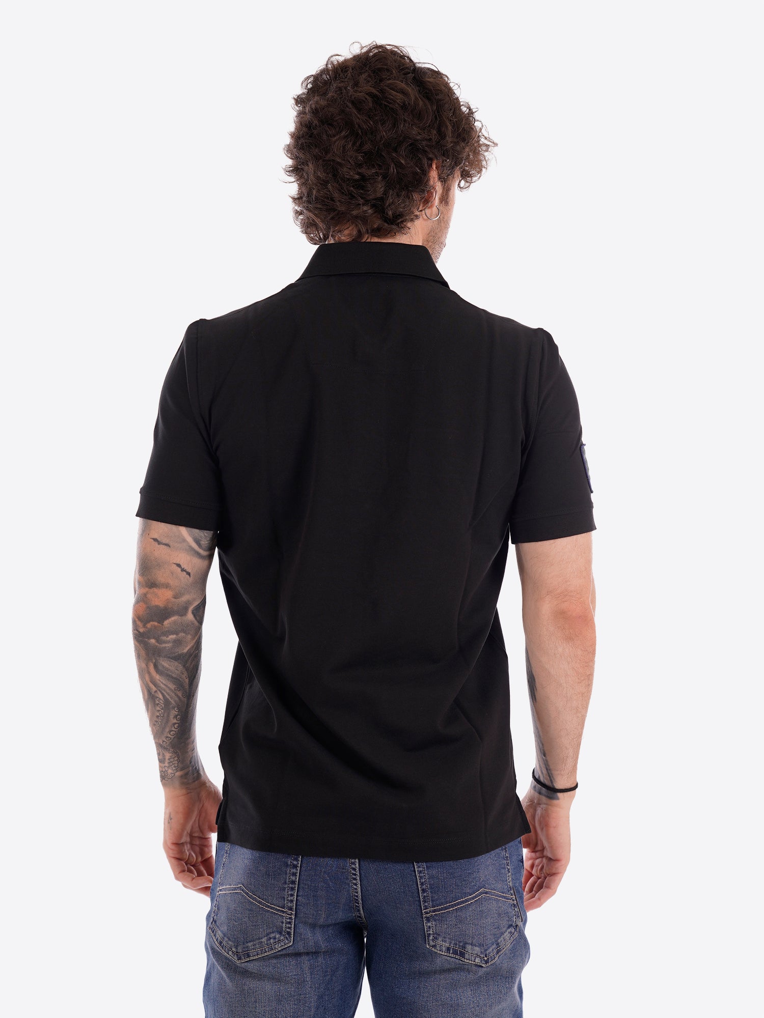 Polo maniche corte AERONAUTICA MILITARE da Uomo - nero PO192734300 NERO