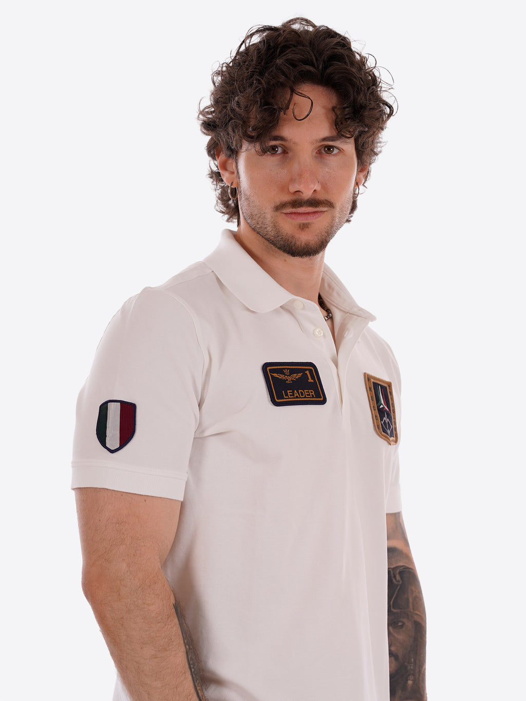 Polo maniche corte AERONAUTICA MILITARE da Uomo - bianco PO192773062 BIANCO